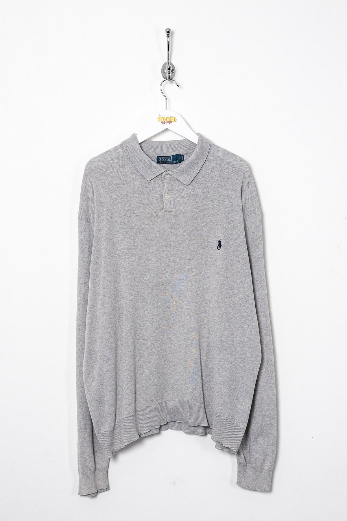 00s Ralph Lauren Collared Jumper (L)