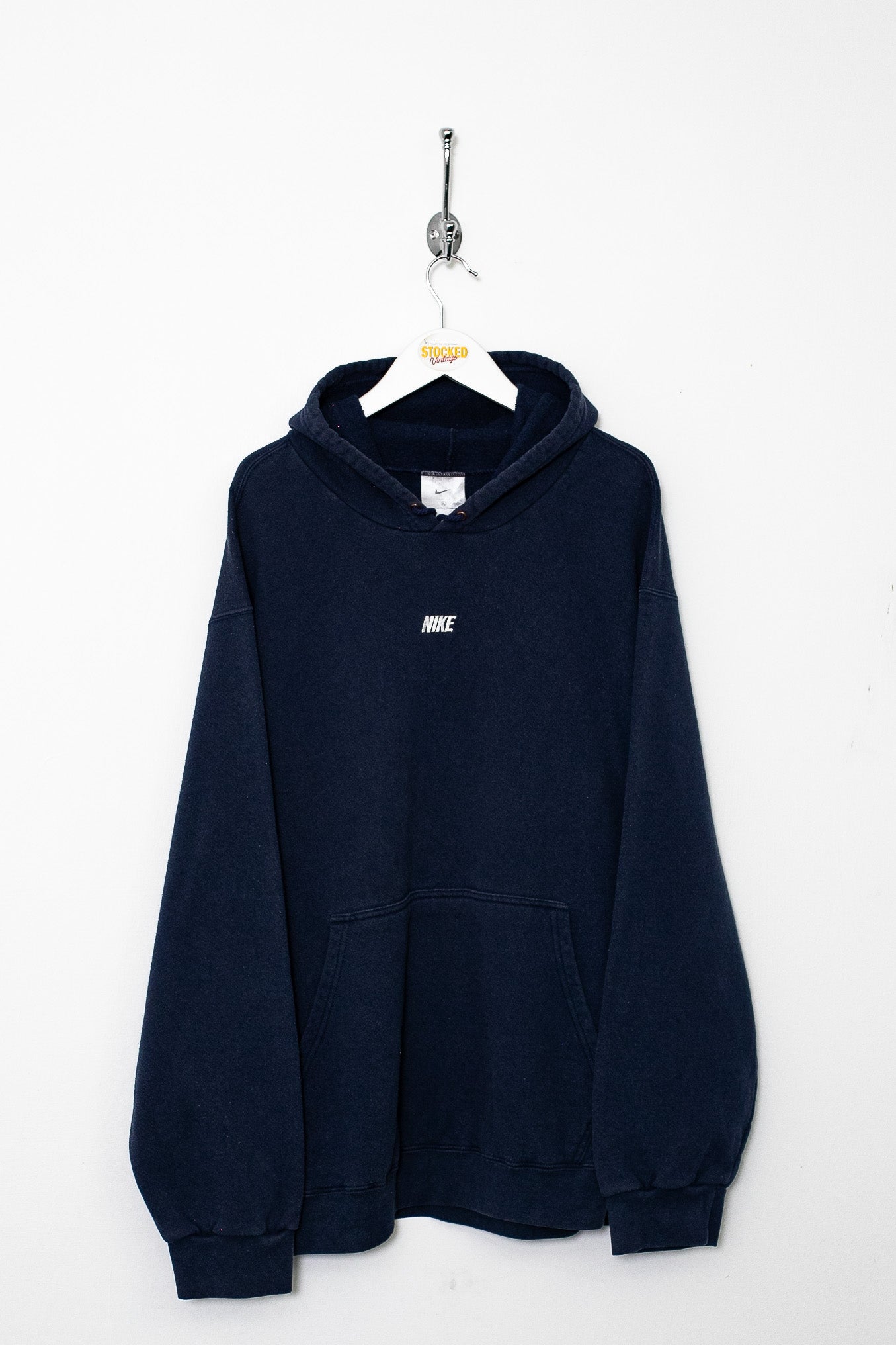 vintage navy nike hoodie