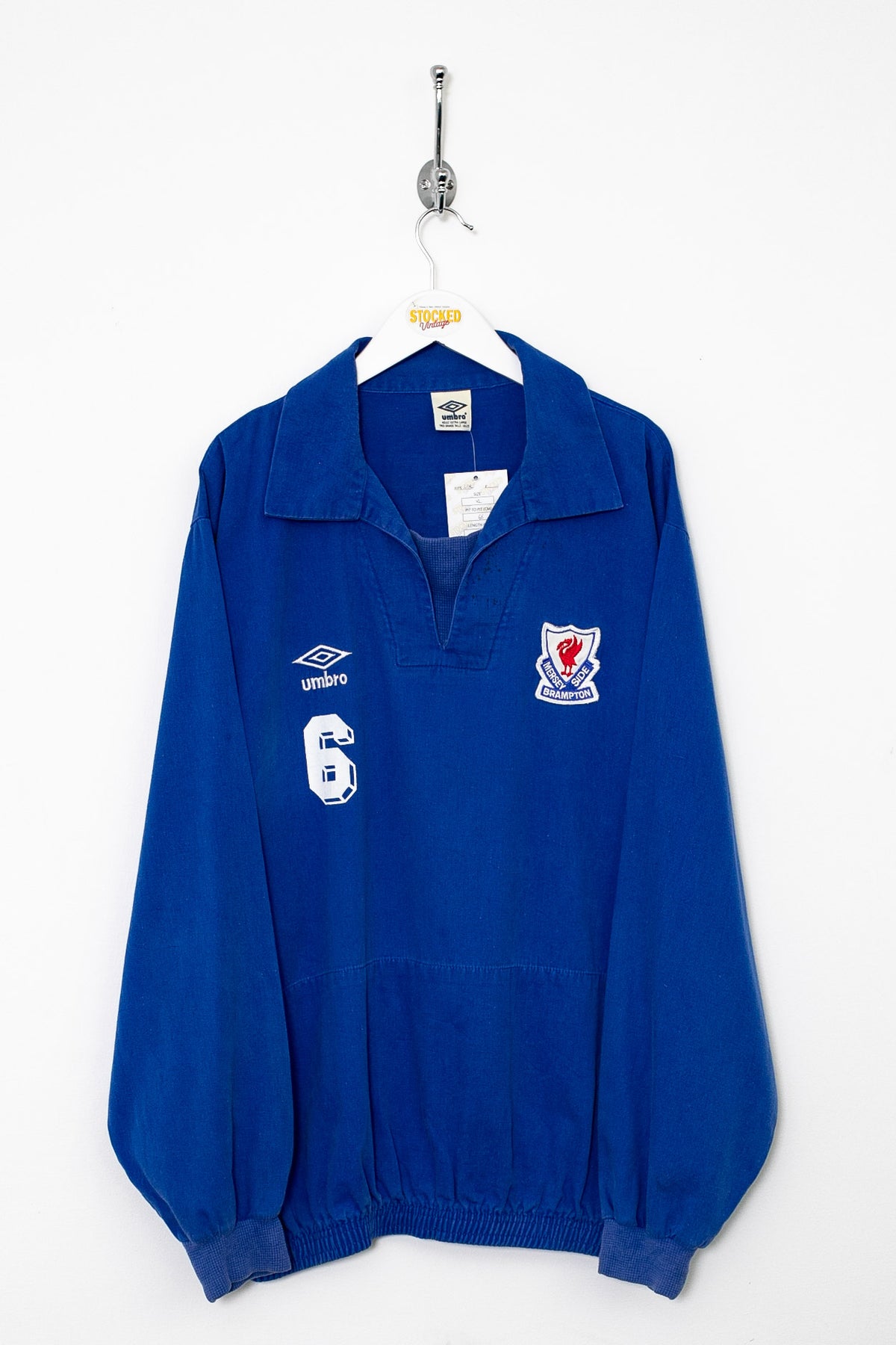90s Umbro Brampton Rovers FC Drill Pullover (XL)