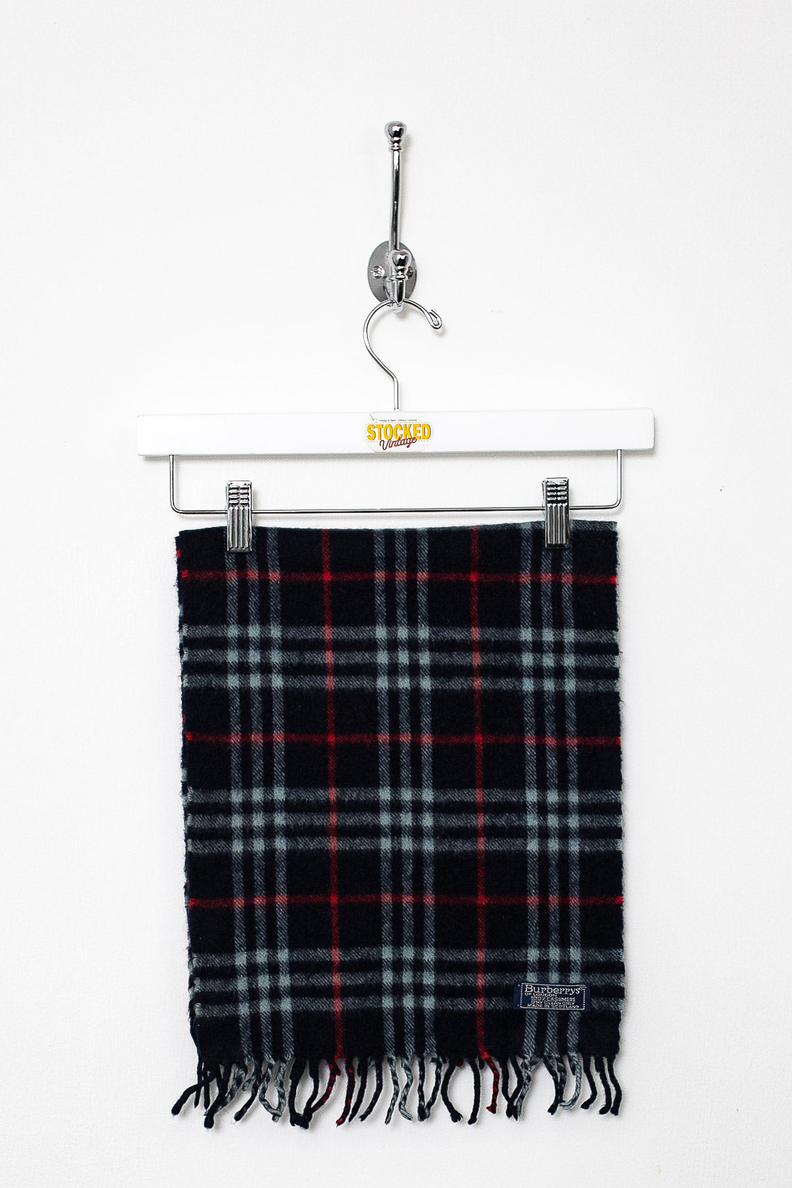 00s Burberry Nova Check Cashmere Scarf