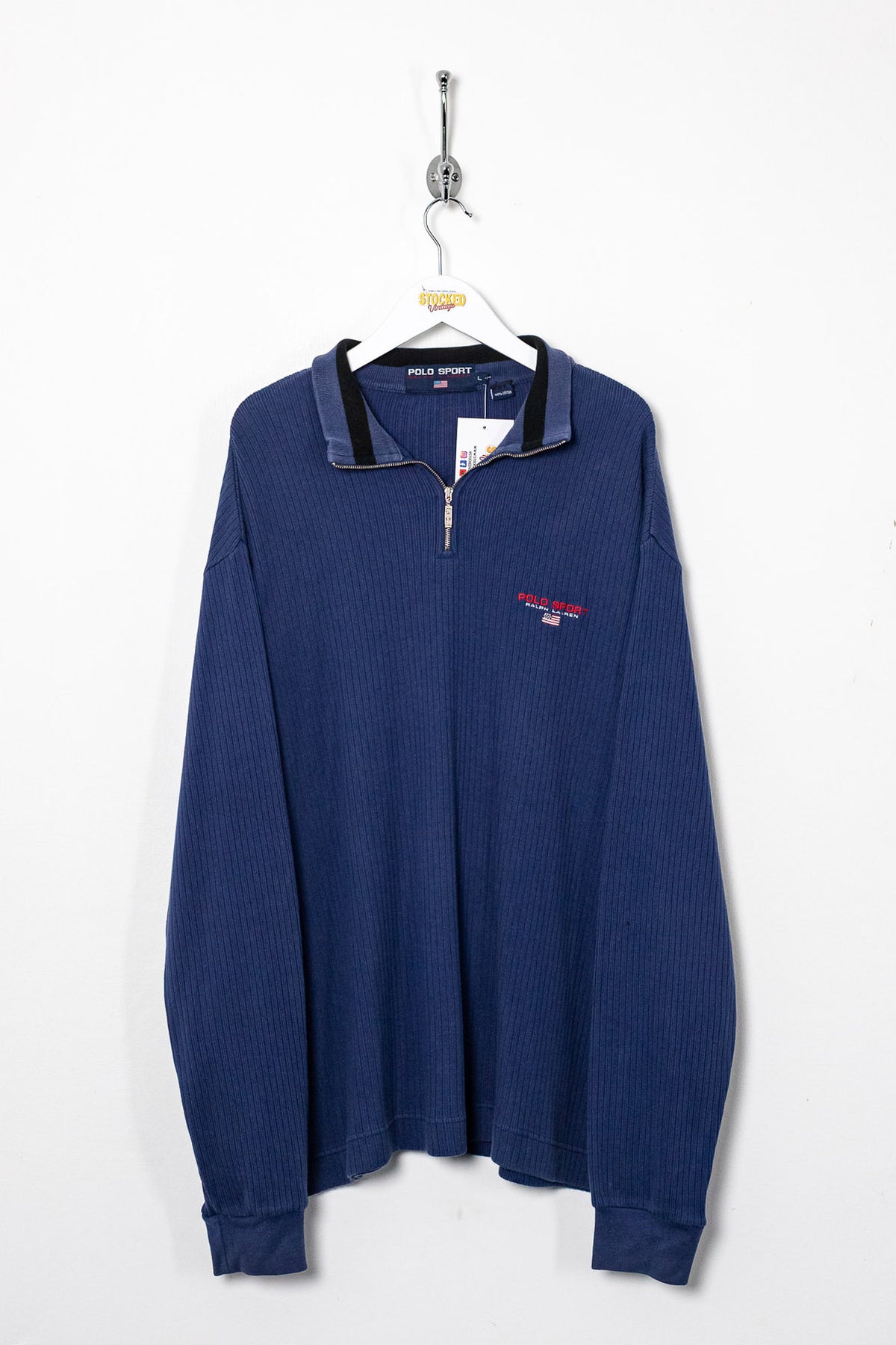 90s Ralph Lauren Polo Sport 1/4 Zip Sweatshirt (XL)