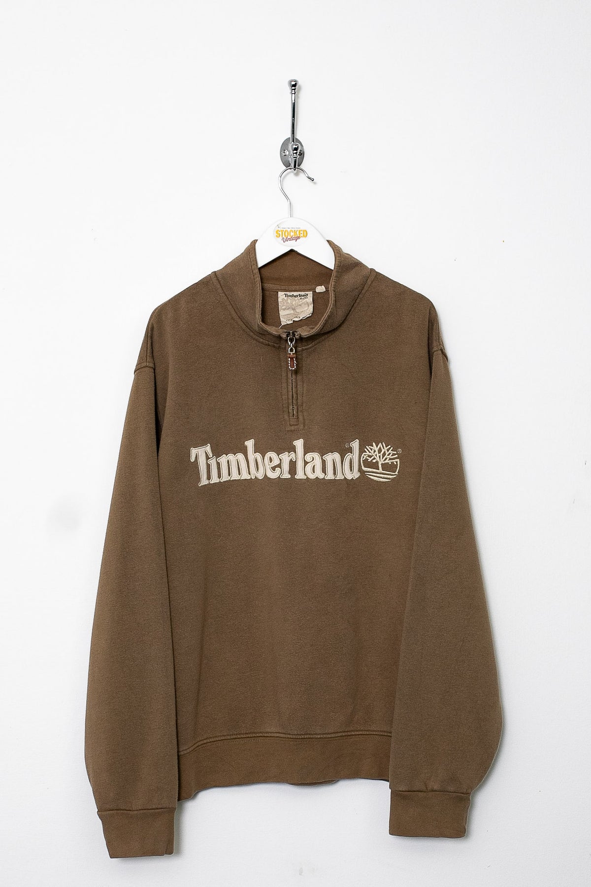 00s Timberland 1/4 Zip Sweatshirt (L)