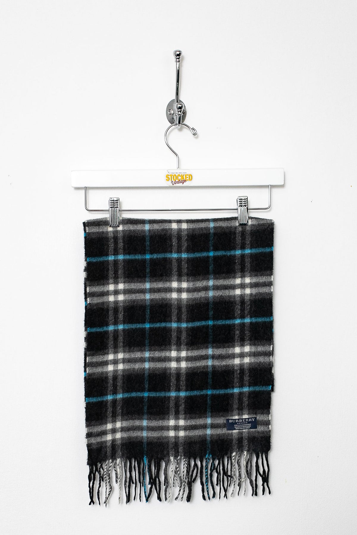 00s Burberry Nova Check Cashmere Scarf