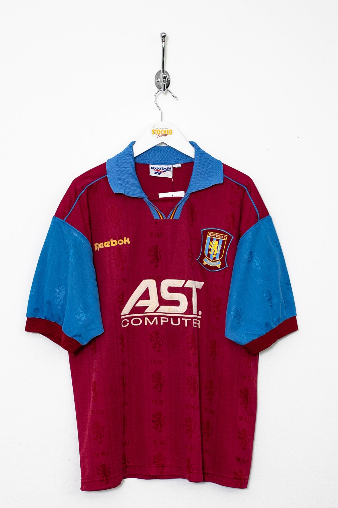 Reebok Aston Villa 1995/97 Home Shirt (M)