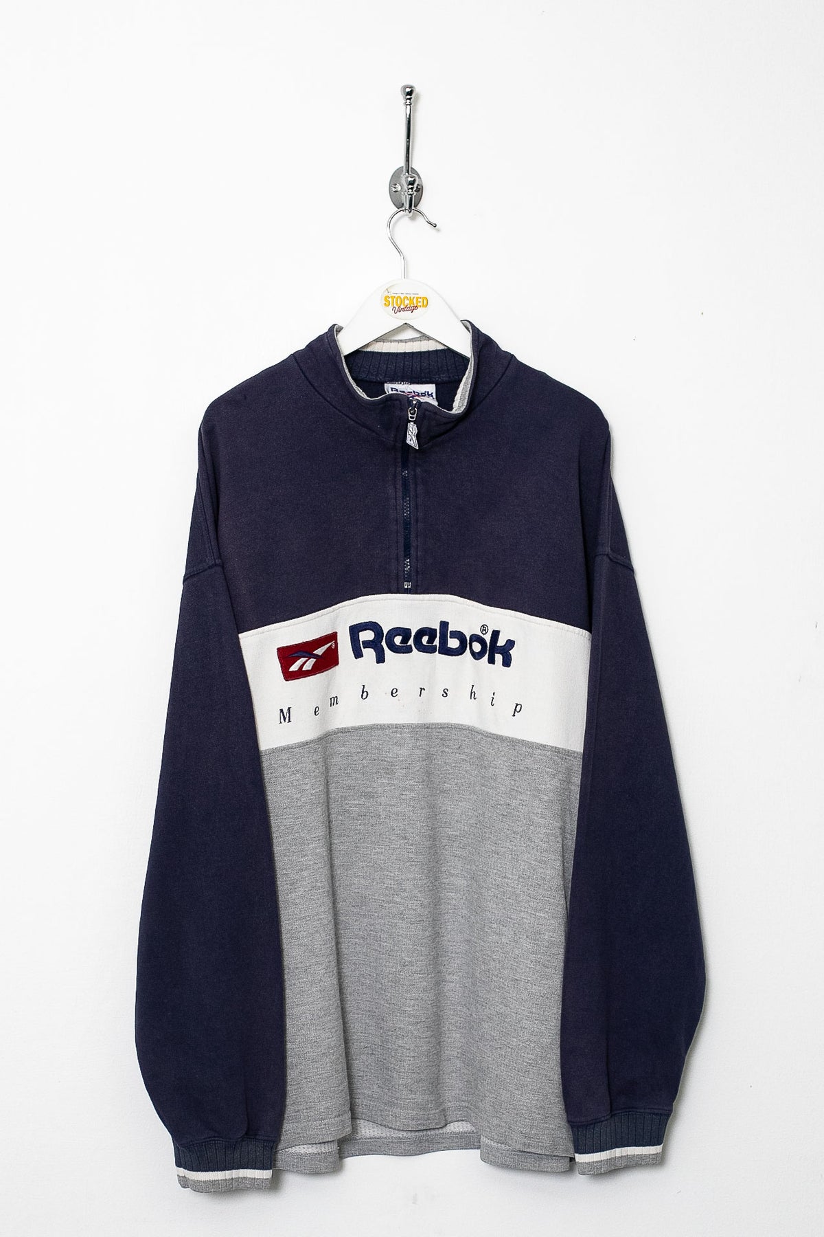 00s Reebok 1/4 Zip Sweatshirt (M)