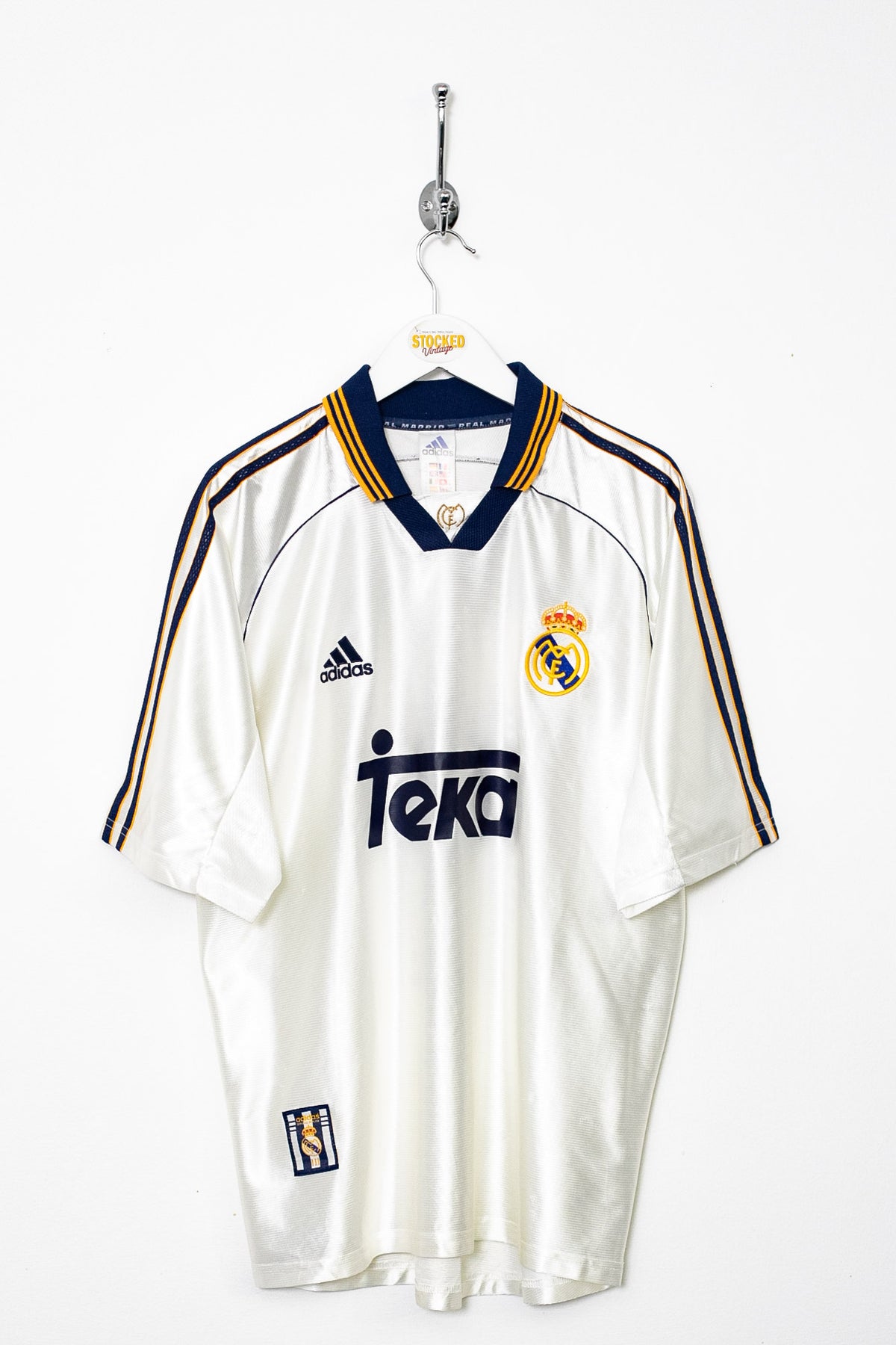 Adidas Real Madrid 1998/00 Home Shirt  (M)