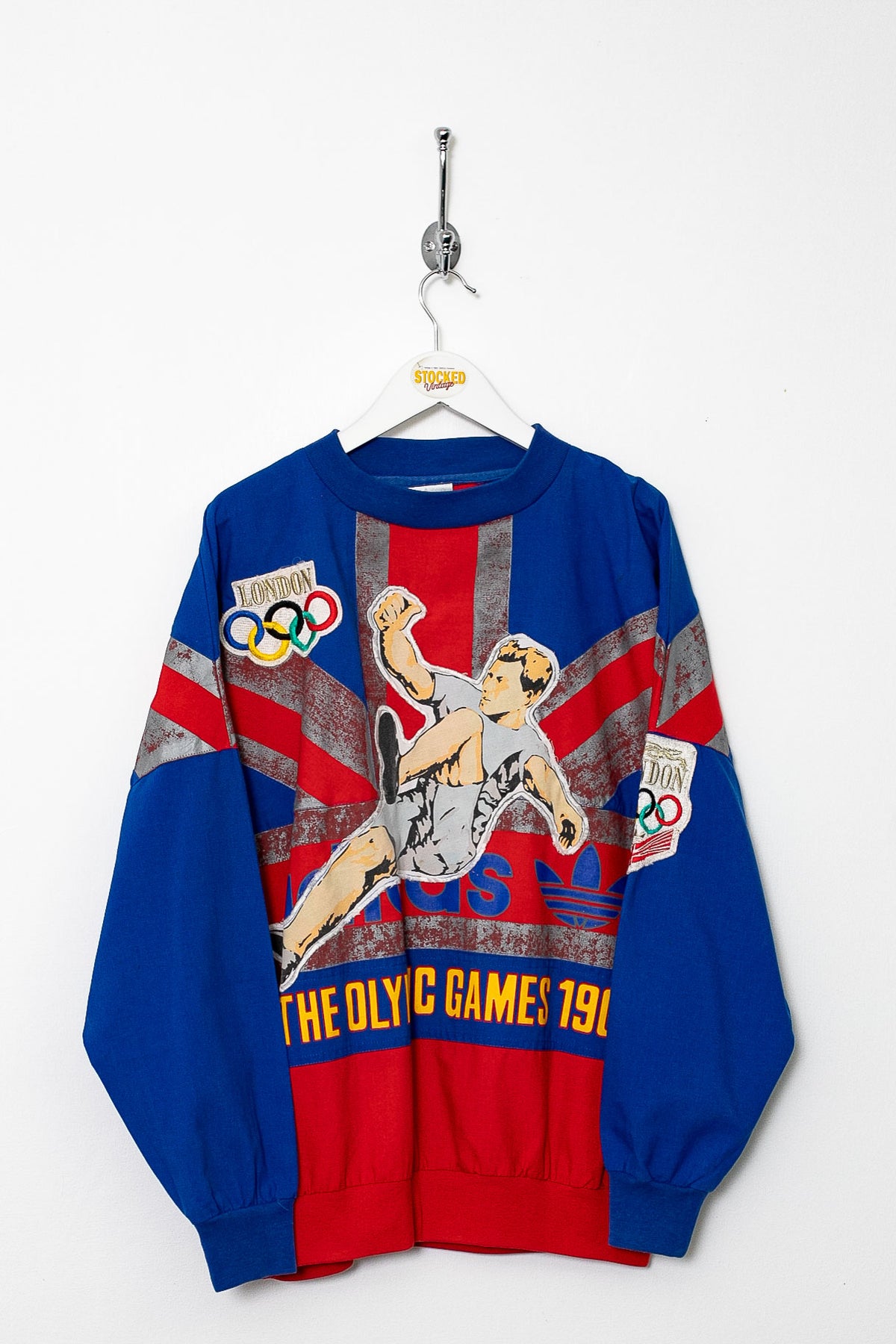 90s Adidas Olympics Pullover (S)