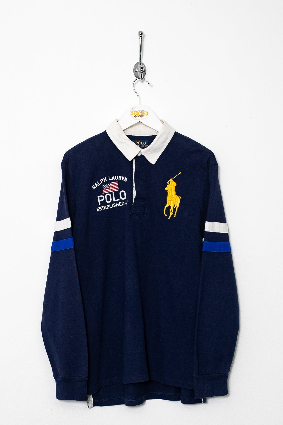 Womens Ralph Lauren rugby Shirt (M)