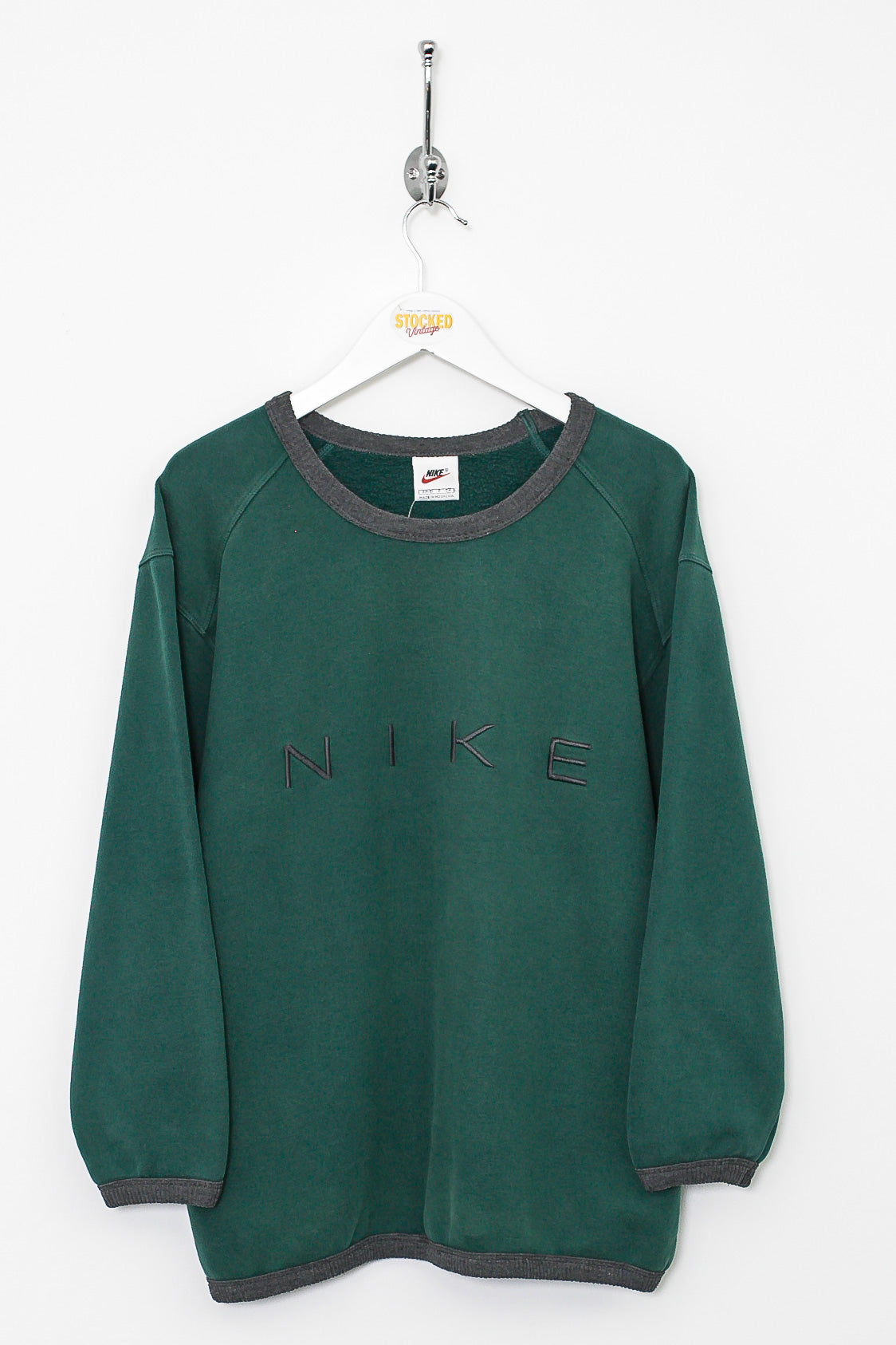 Dark green hotsell nike sweatshirt vintage