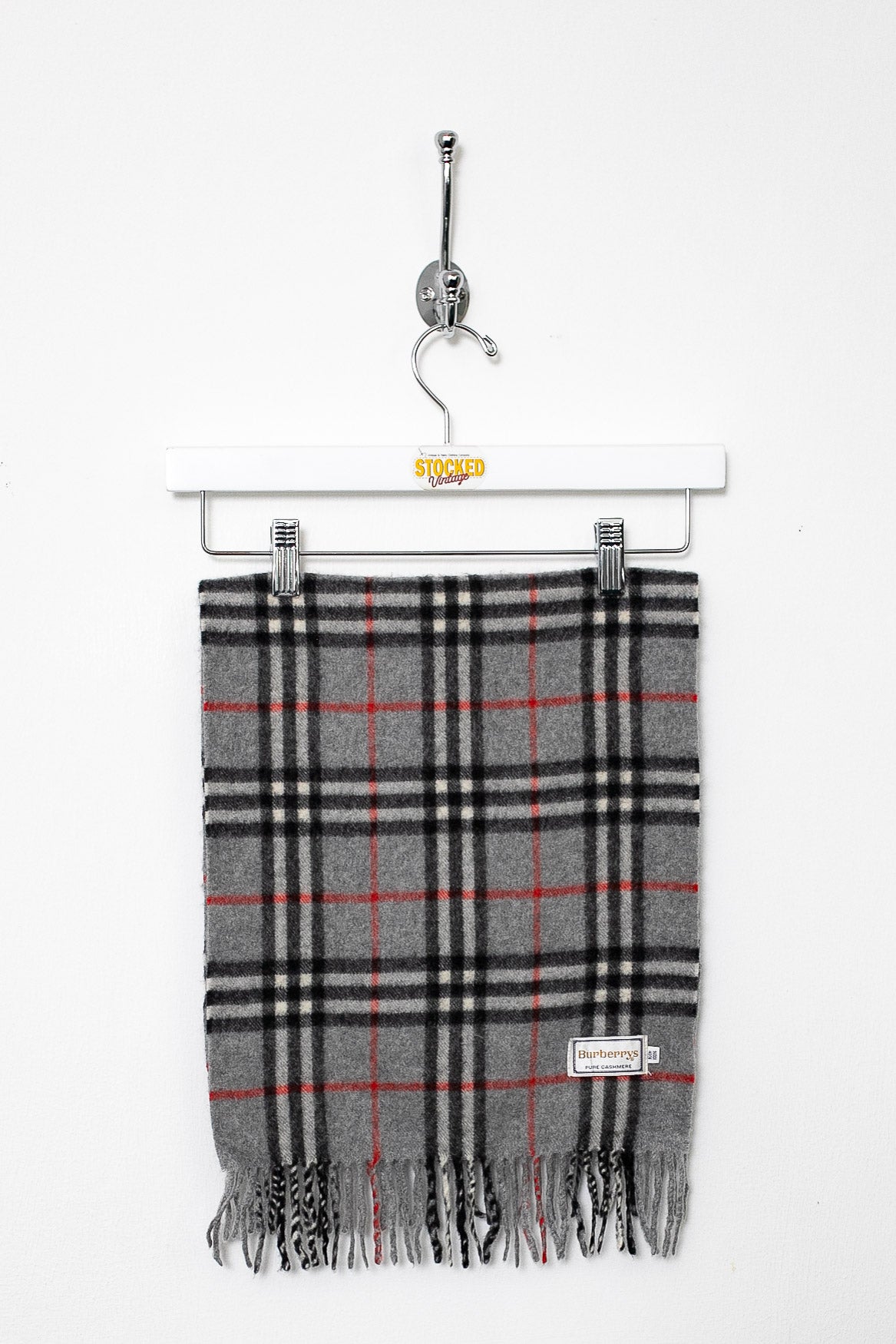 00s Burberry Nova Check Cashmere Scarf