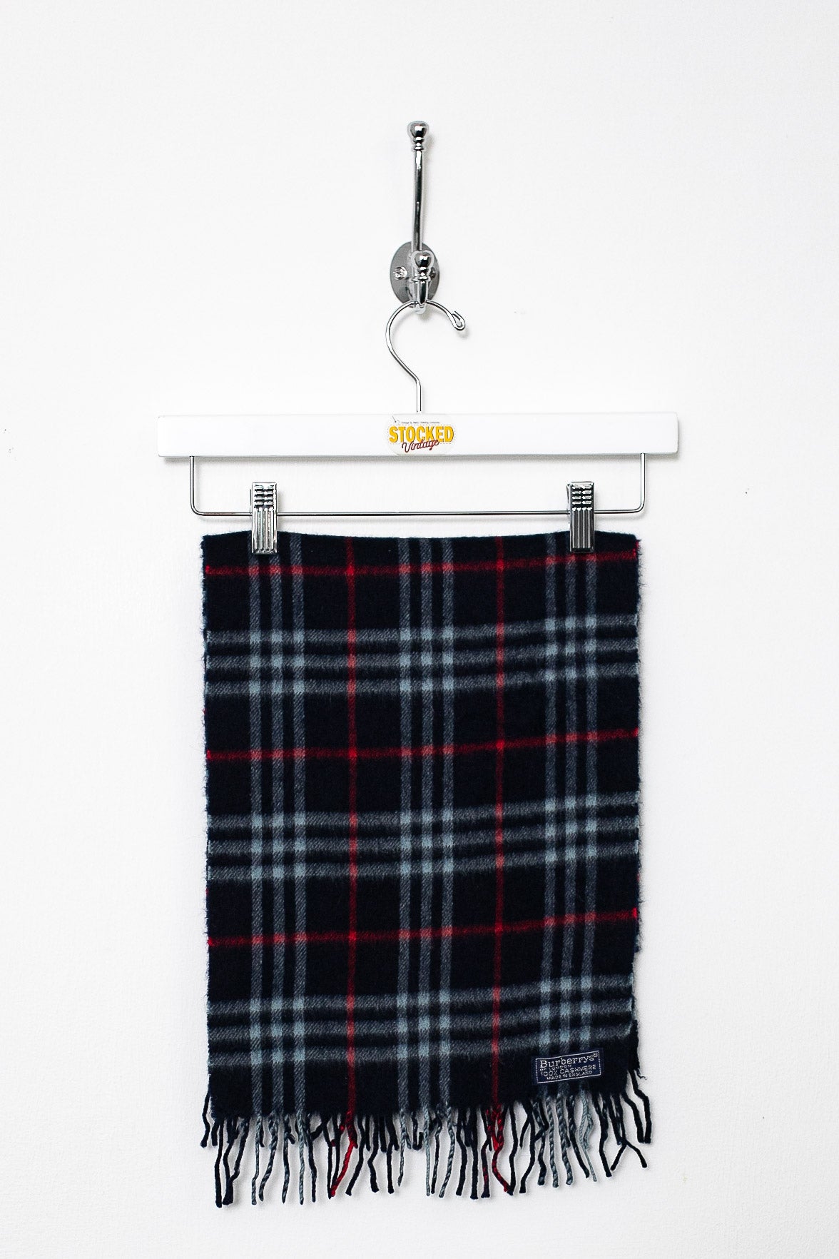 00s Burberry Nova Check Cashmere Scarf