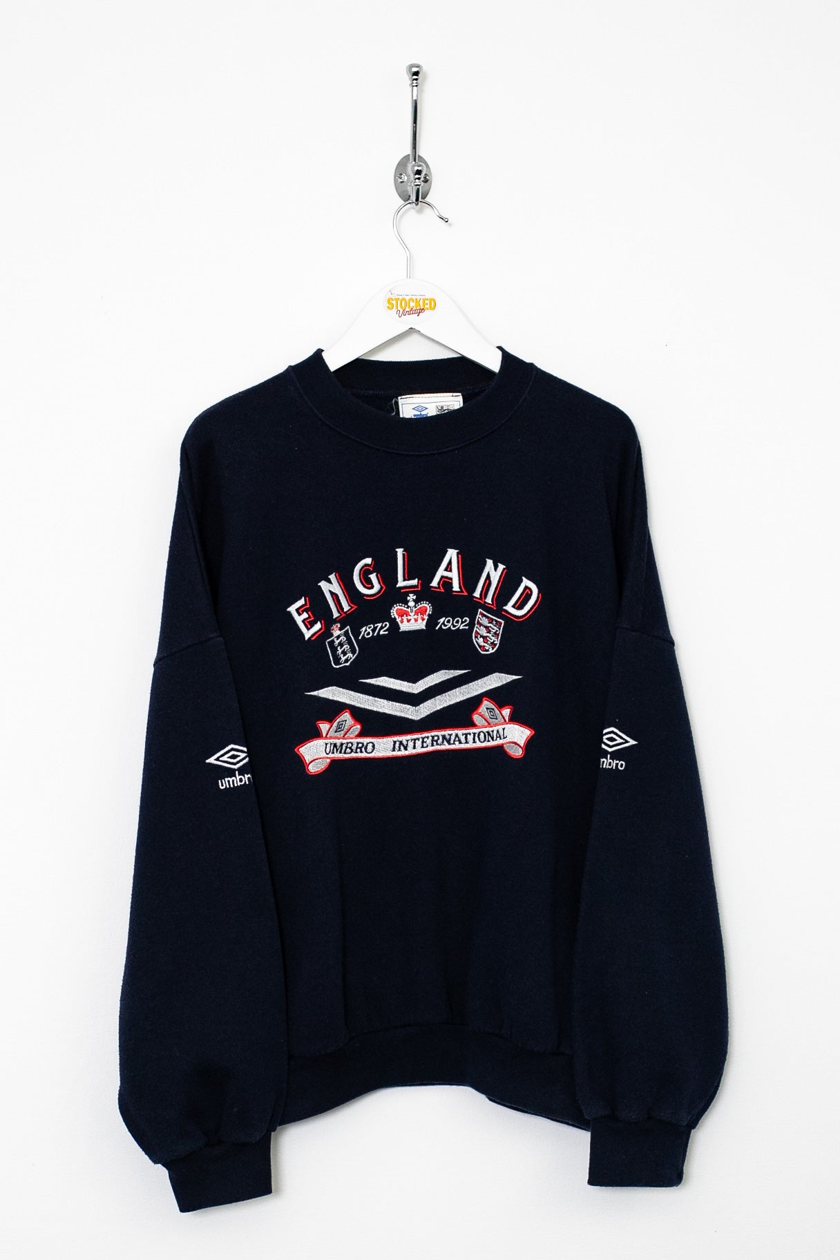 90s Umbro England Training Sweatshirt (M) &ndash; Stocked Vintage