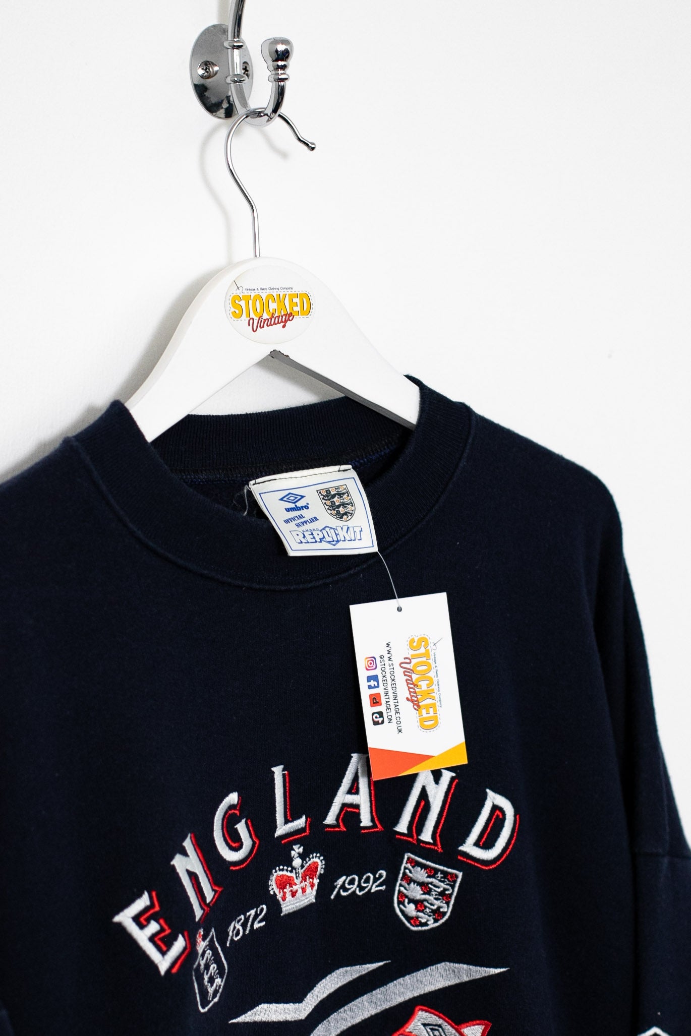 90s Umbro England Training Sweatshirt (M)