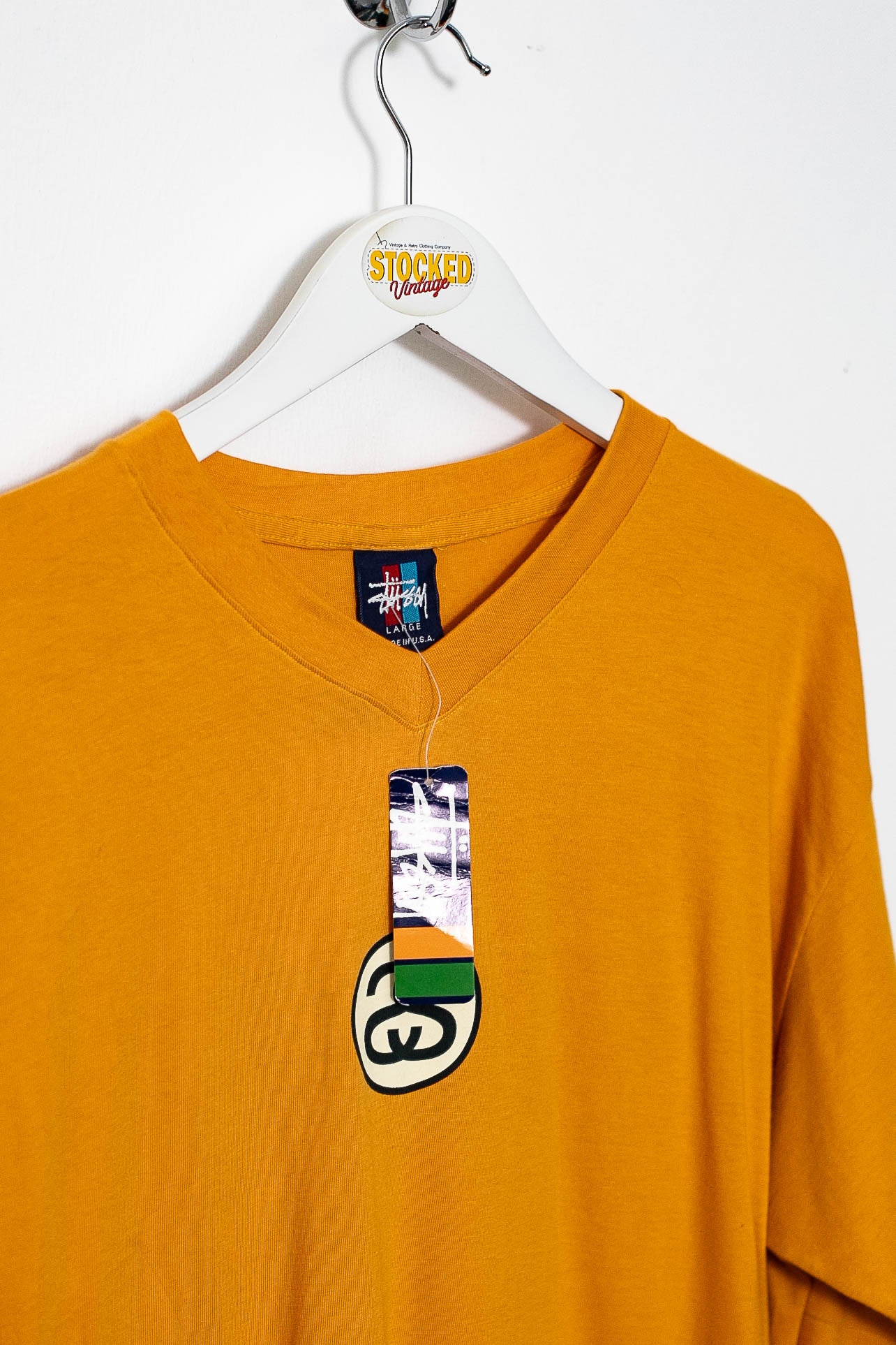 00s old stussy ss link thermal tee usa製 00s old stussy ss link