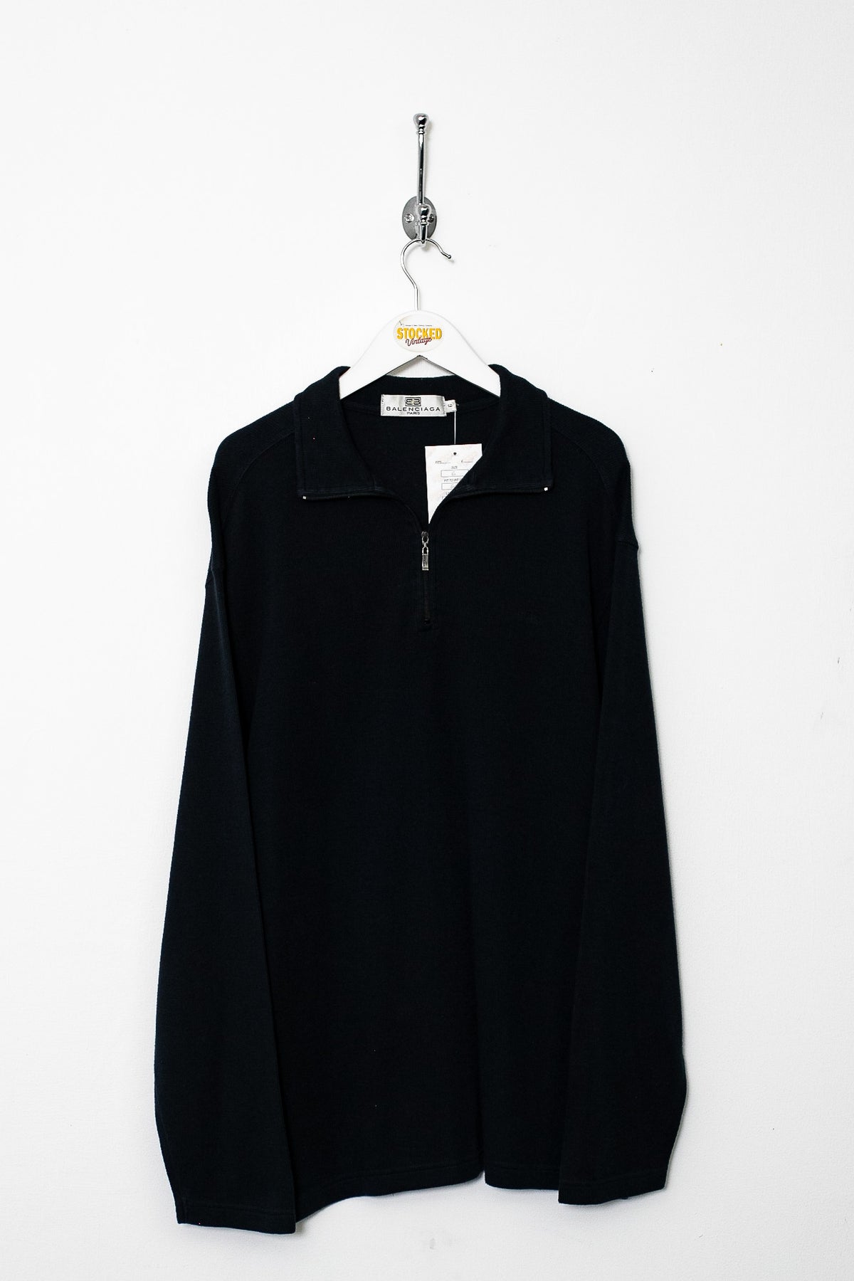 00s Balenciaga 1/4 Zip Sweatshirt (M)