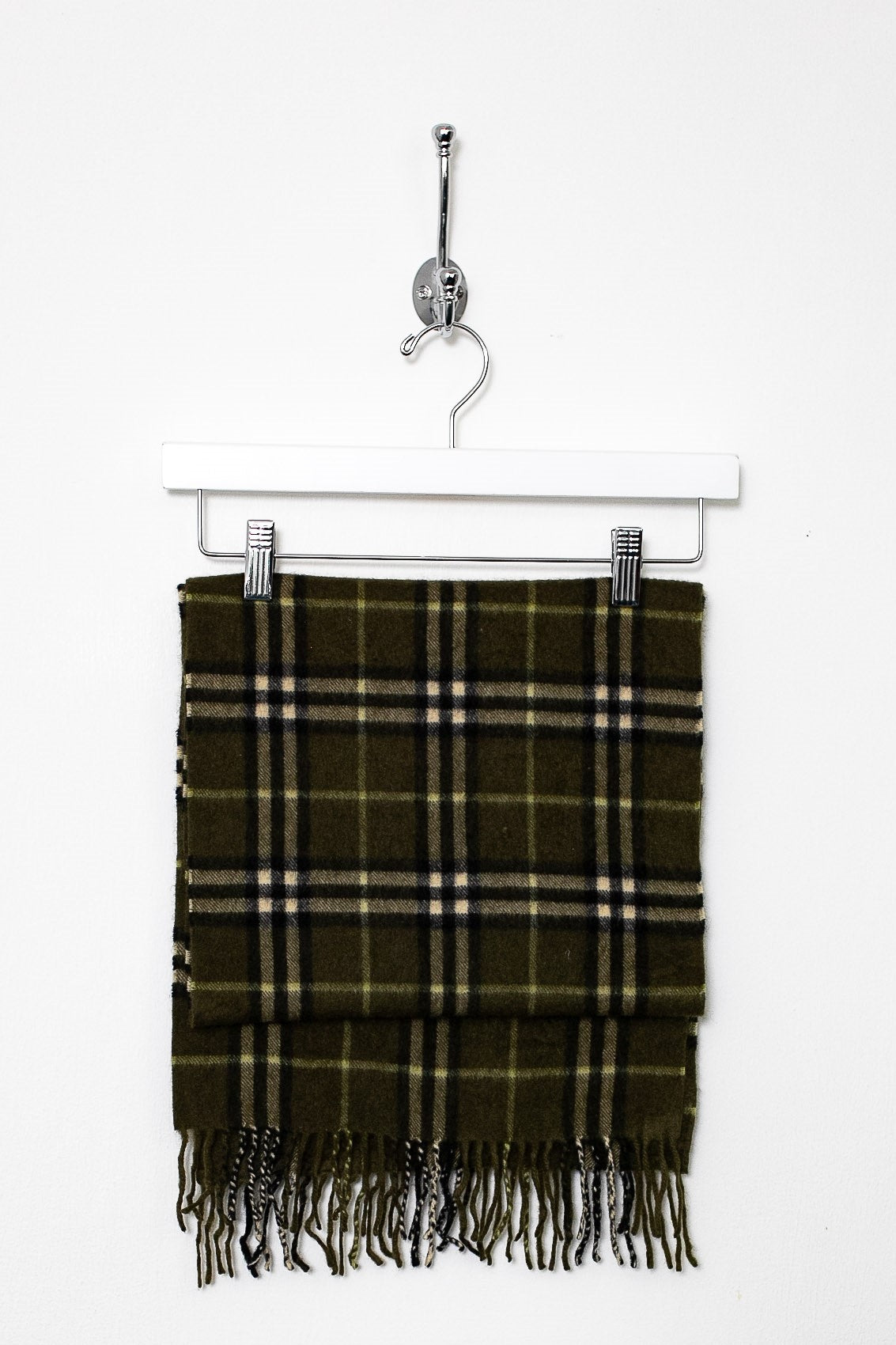 00s Burberry Nova Check Cashmere Scarf - Main Image