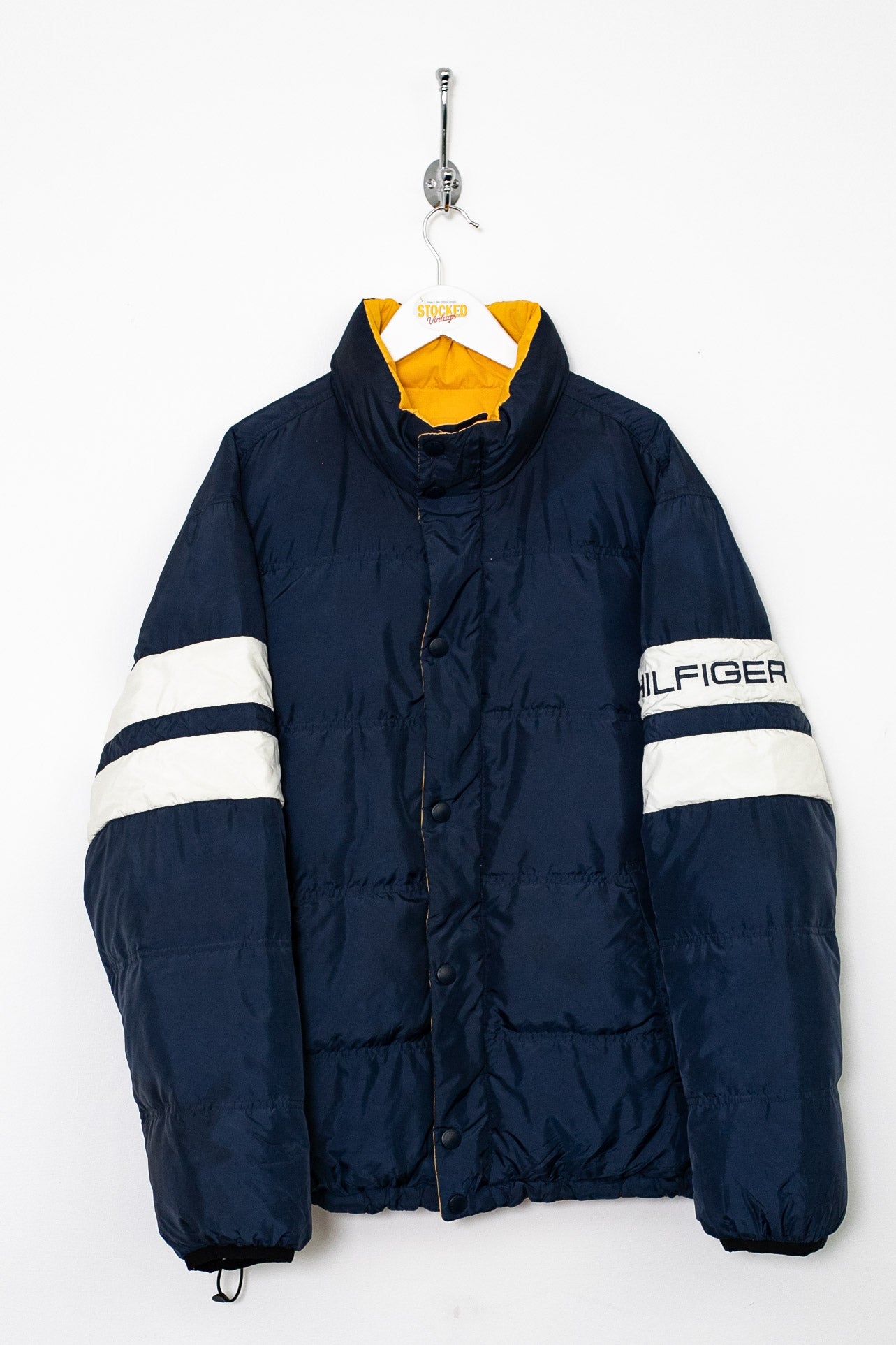 00s Tommy Hilfiger Reversible Puffer Jacket (L) – Stocked Vintage