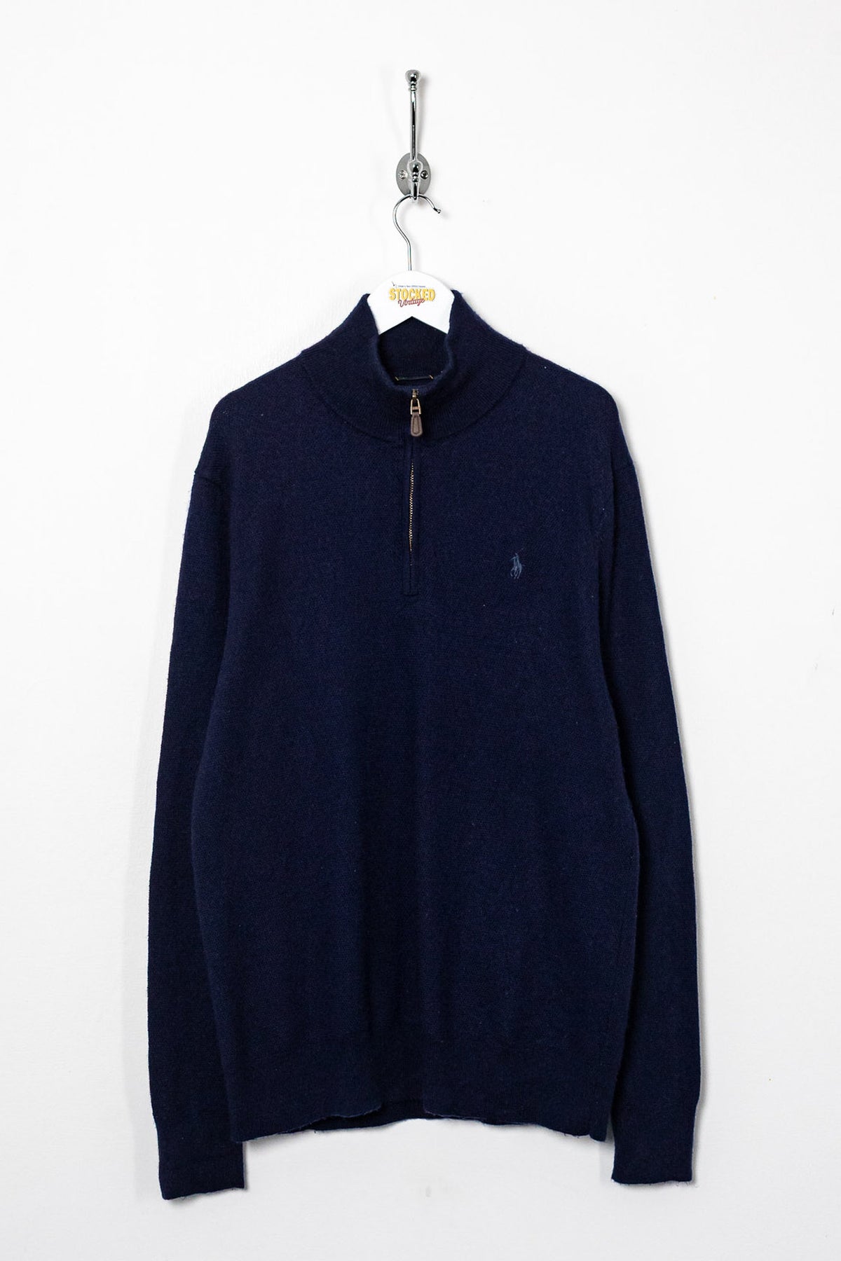 Ralph Lauren 1/4 Zip Knit Jumper (L)
