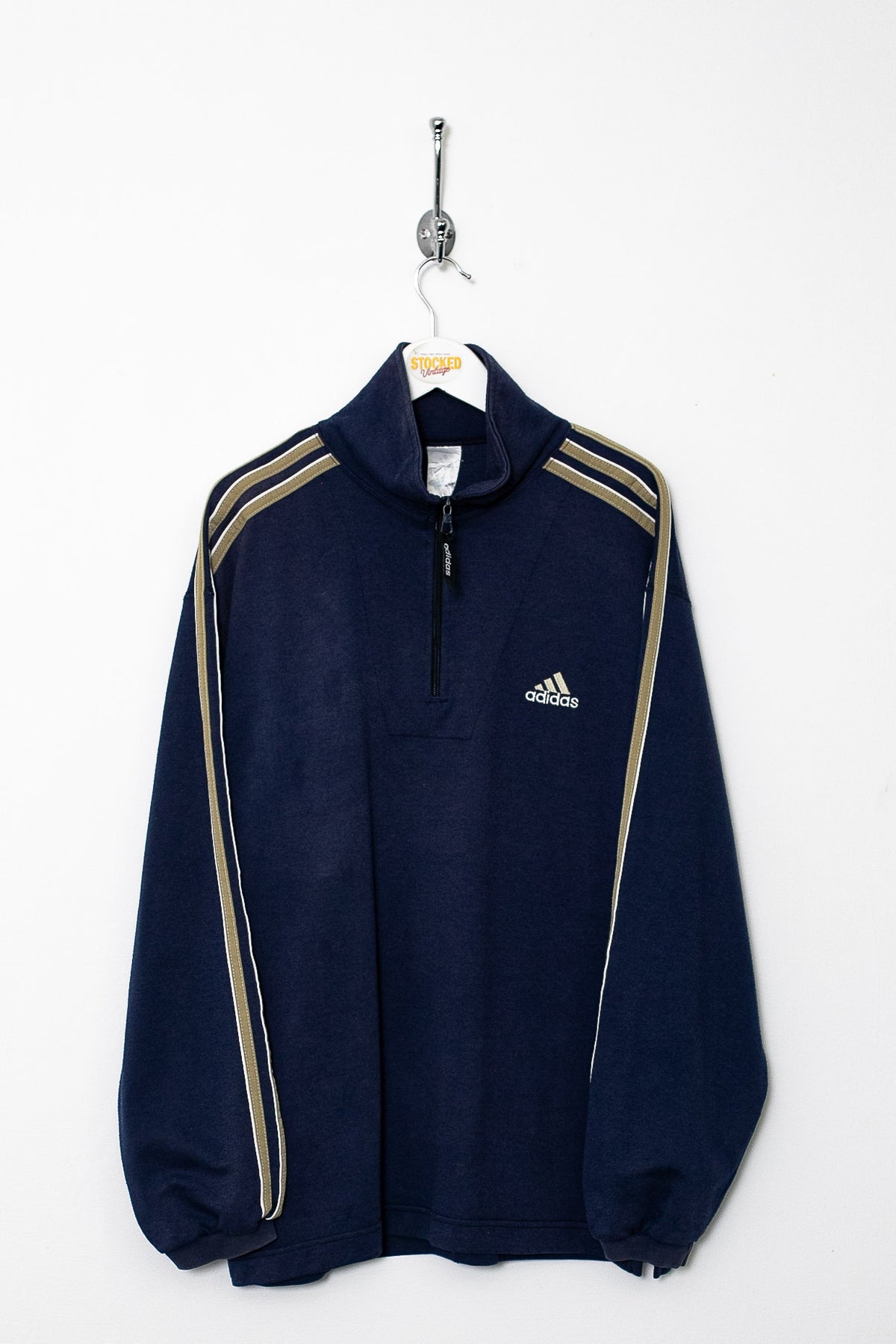 00s Adidas 1/4 Zip Sweatshirt (M)