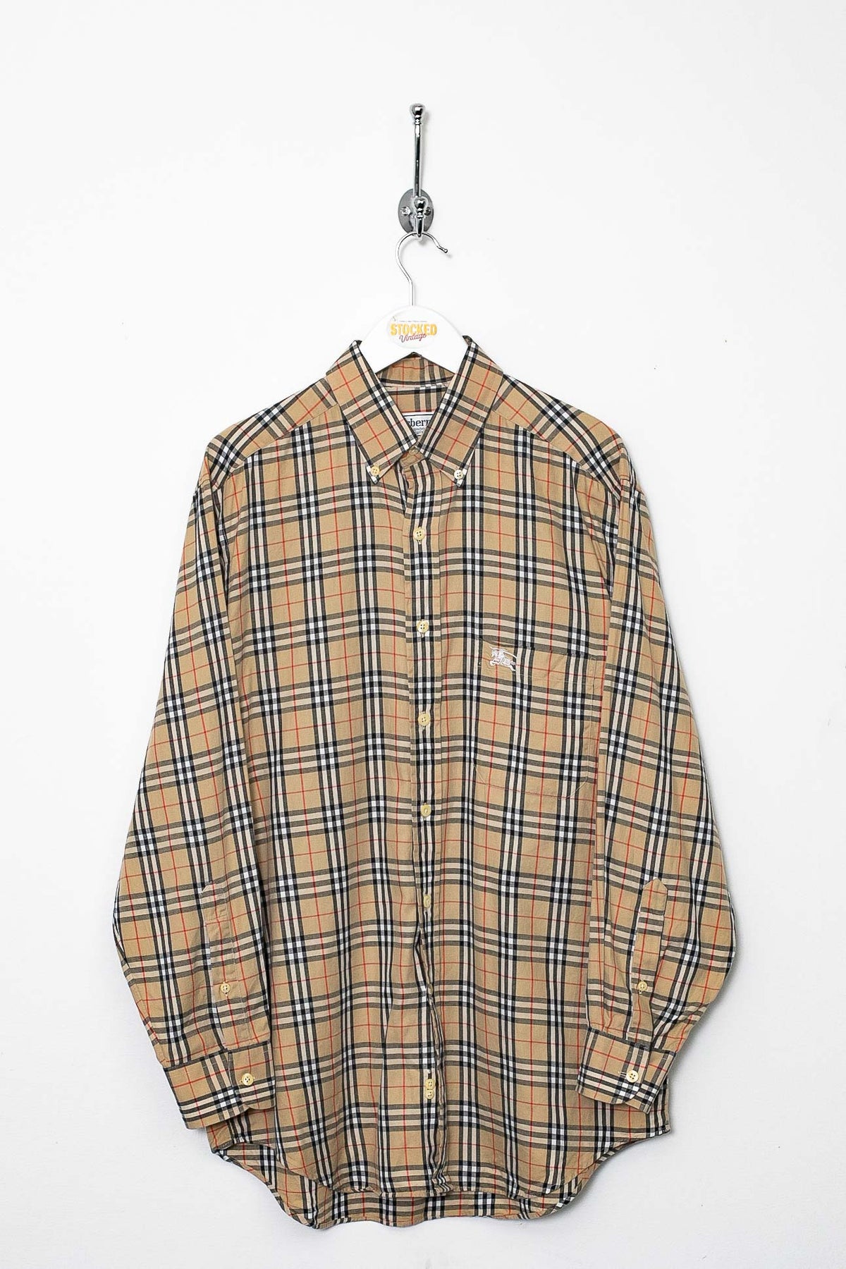 90s Burberry Nova Check Shirt (M)