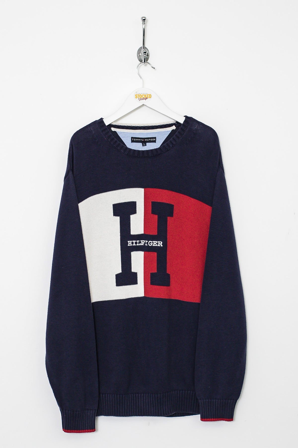 00s Tommy Hilfiger Knit Sweatshirt (L)