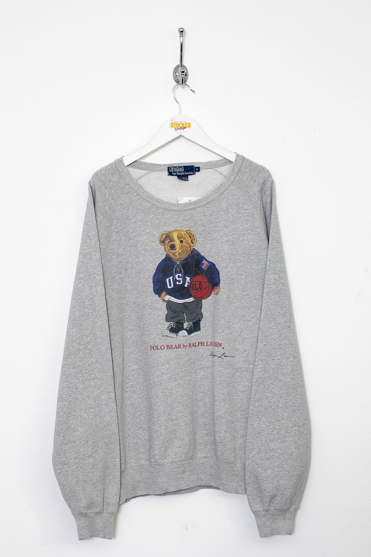 00s Ralph Lauren Polo Bear Sweatshirt (L)