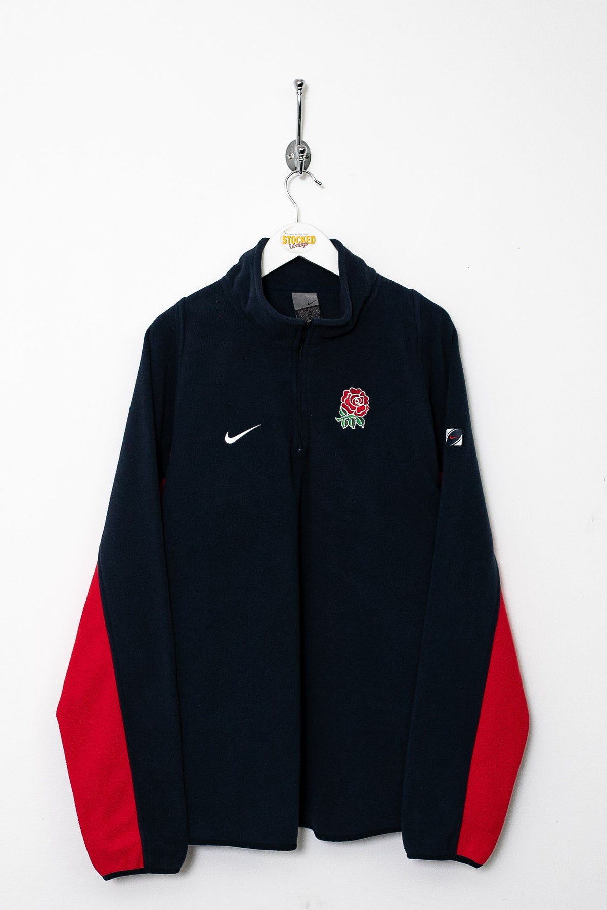 00s Nike England Rugby 1/4 Zip Fleece (L)
