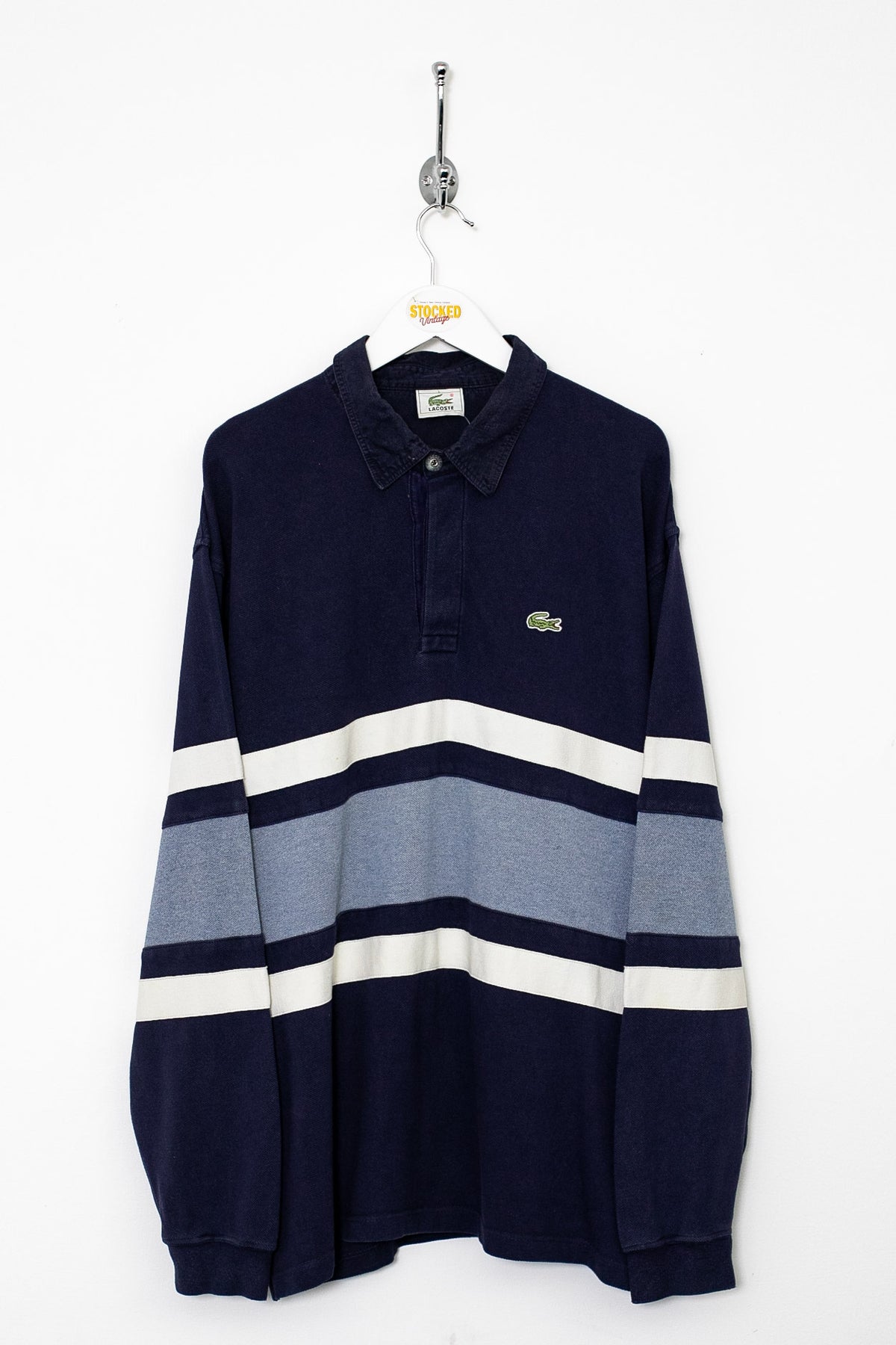 00s Lacoste Long Sleeve Polo Shirt (M)