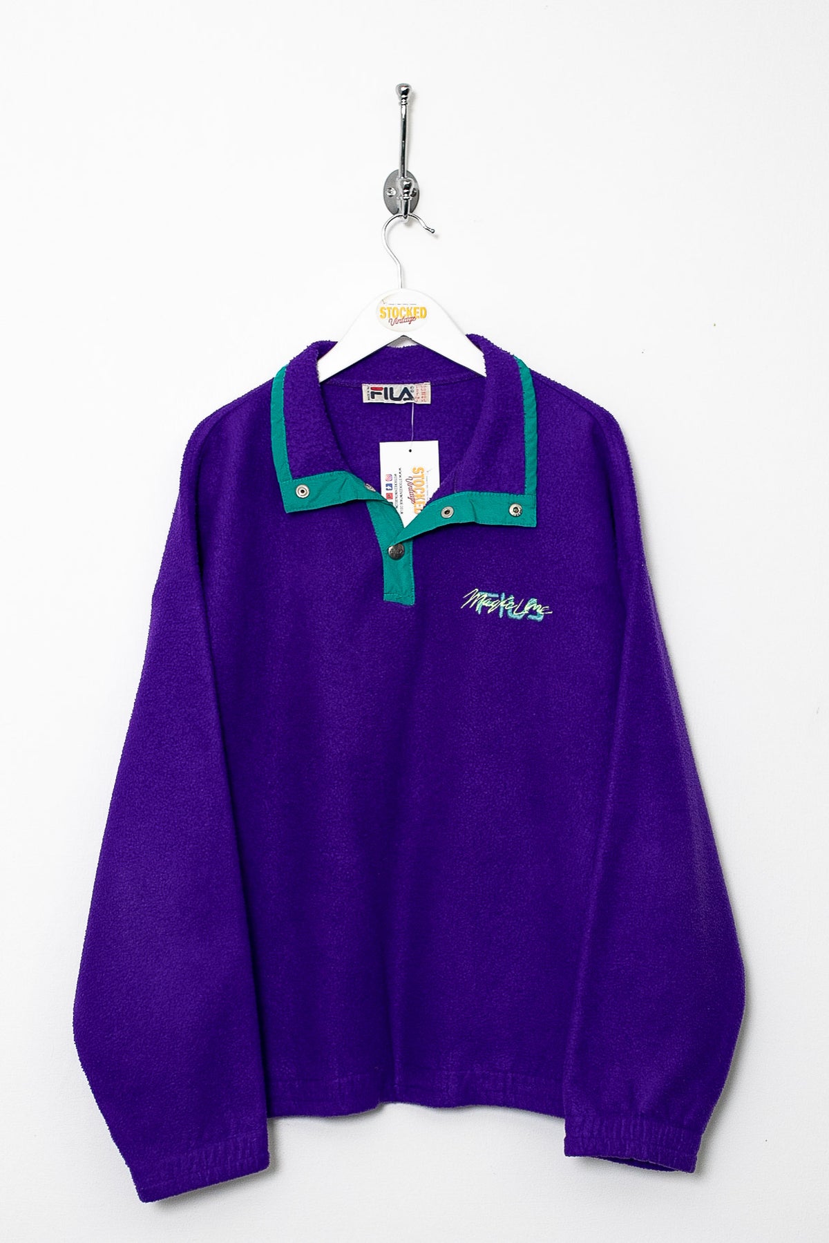 90s Fila Magic Line Popper Fleece (L)