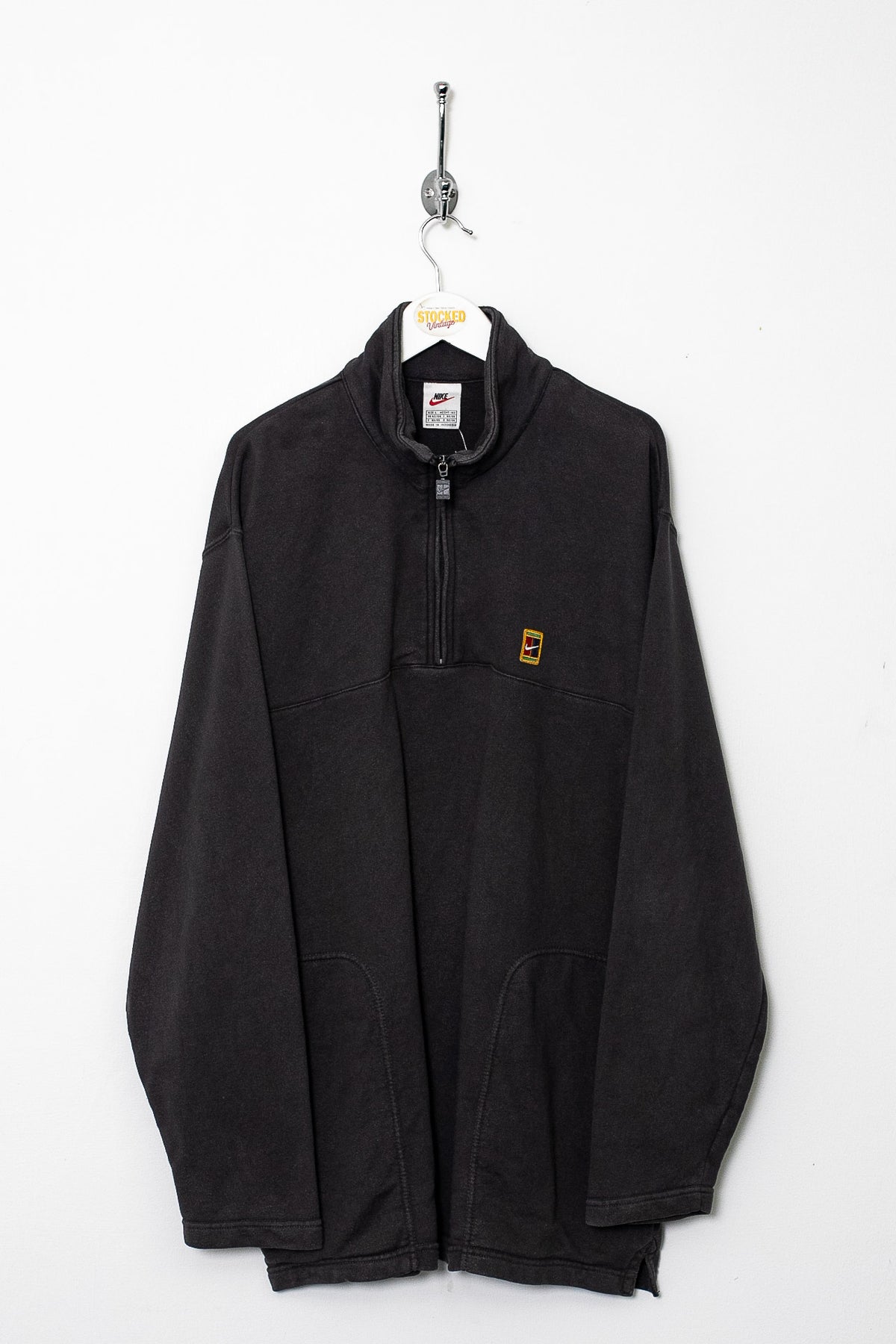 90s Nike Challenge Court 1/4 Zip Sweatshirt (L)