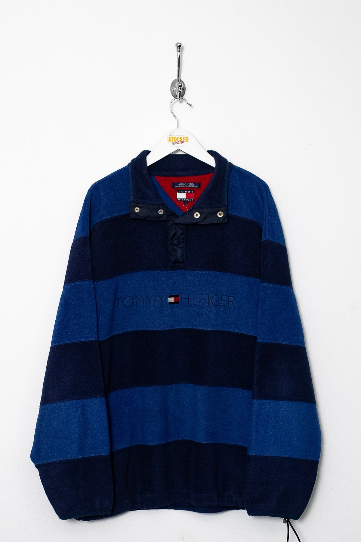90s Tommy Hilfiger Popper Fleece (XL)