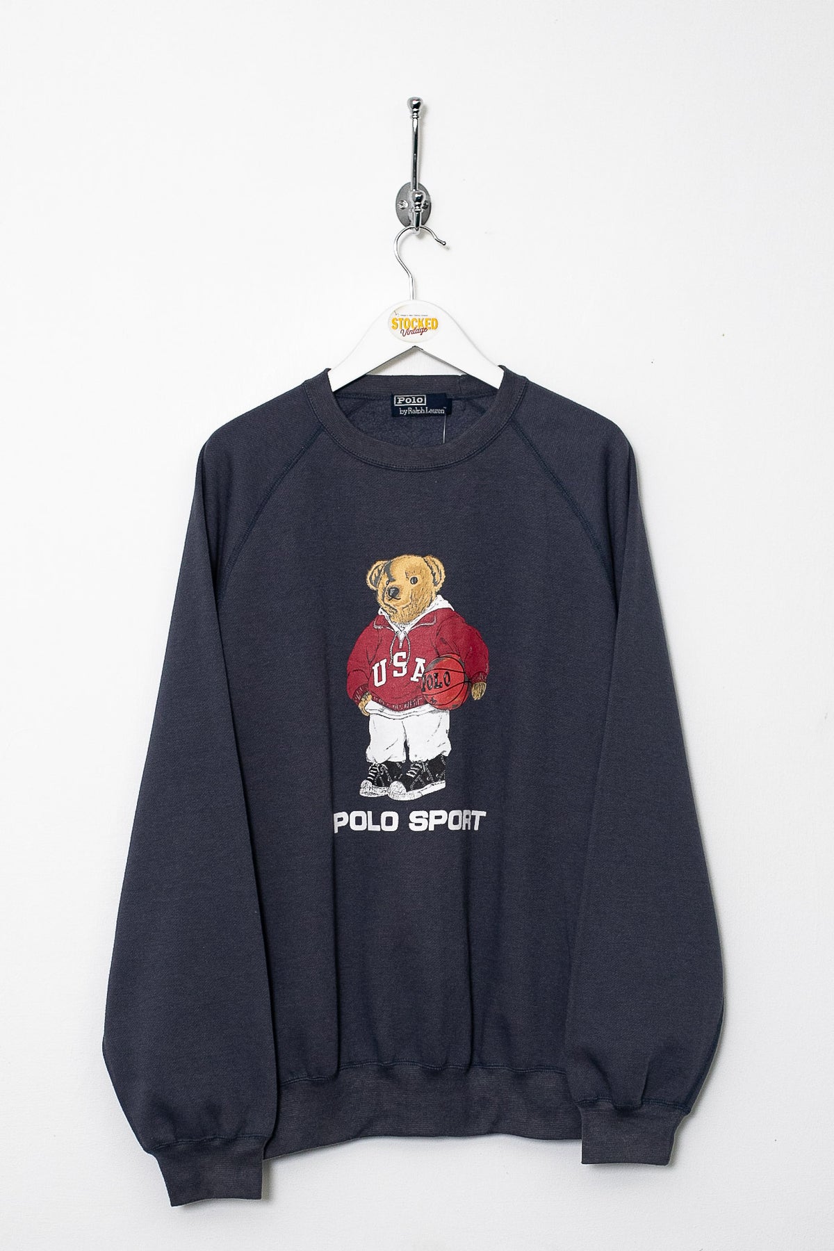 00s Ralph Lauren Polo Bear Sweatshirt (M)