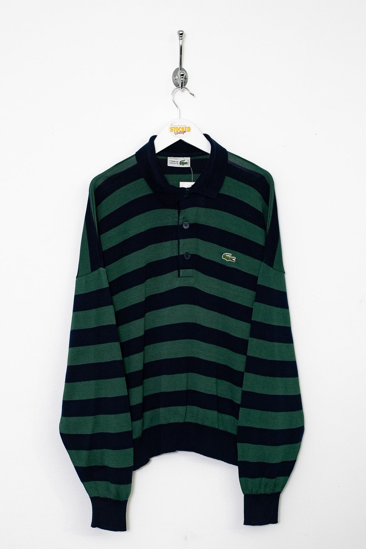 90s Lacoste Collared Jumper (M)
