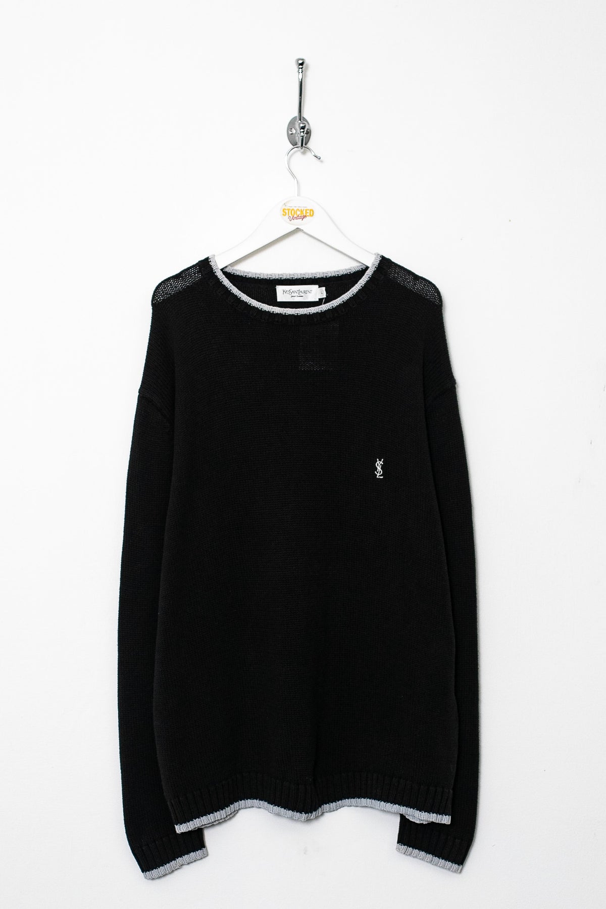 90s YSL Heavyweight Knit Jumper (L)