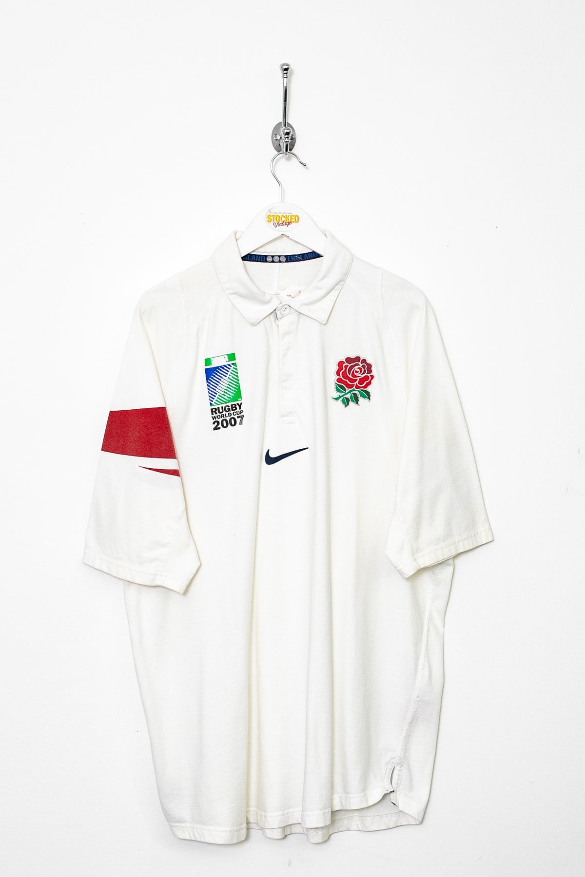 00s Nike England Rugby Shirt (XXL)