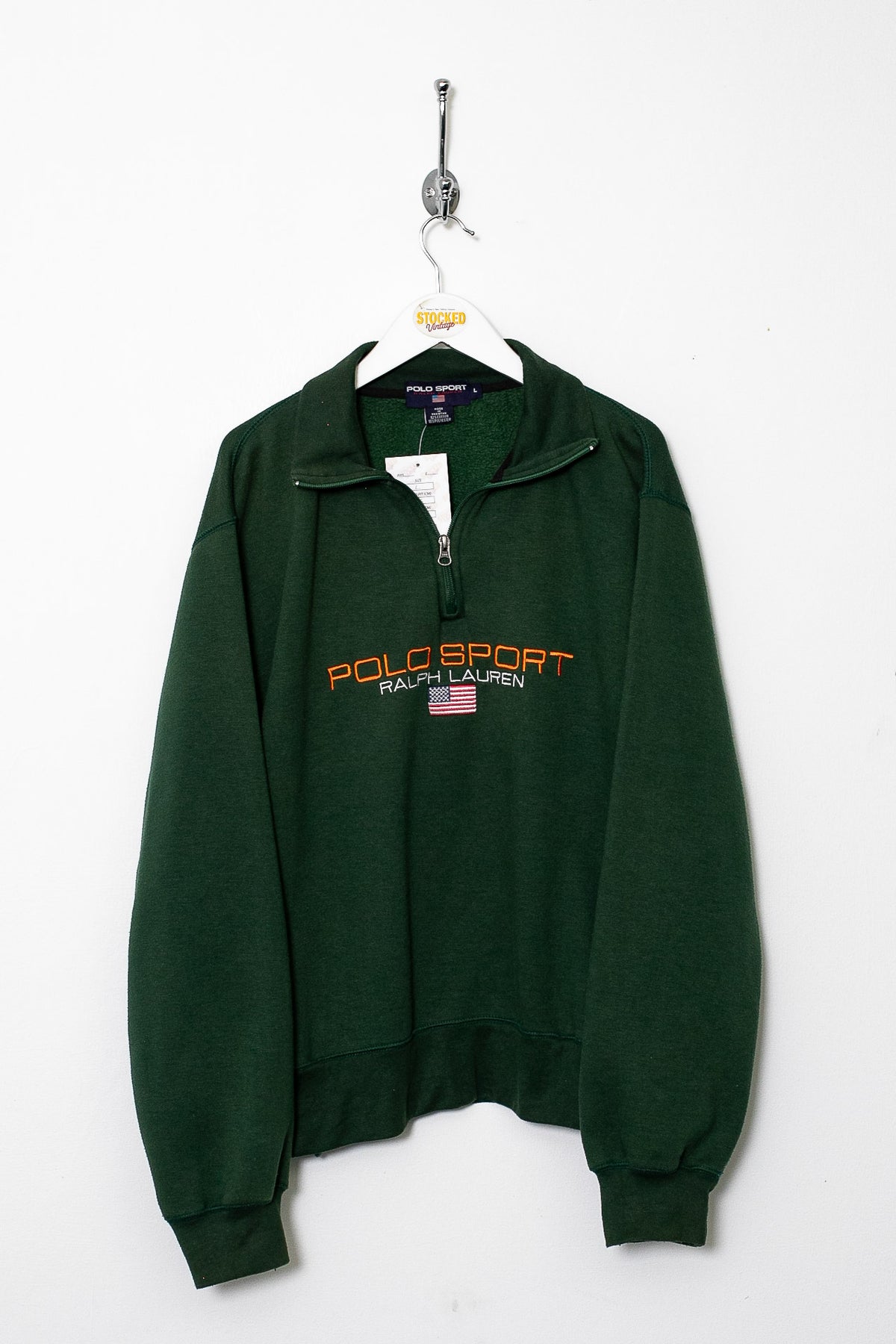 00s Ralph Lauren Polo Sport 1/4 Zip Sweatshirt (L)