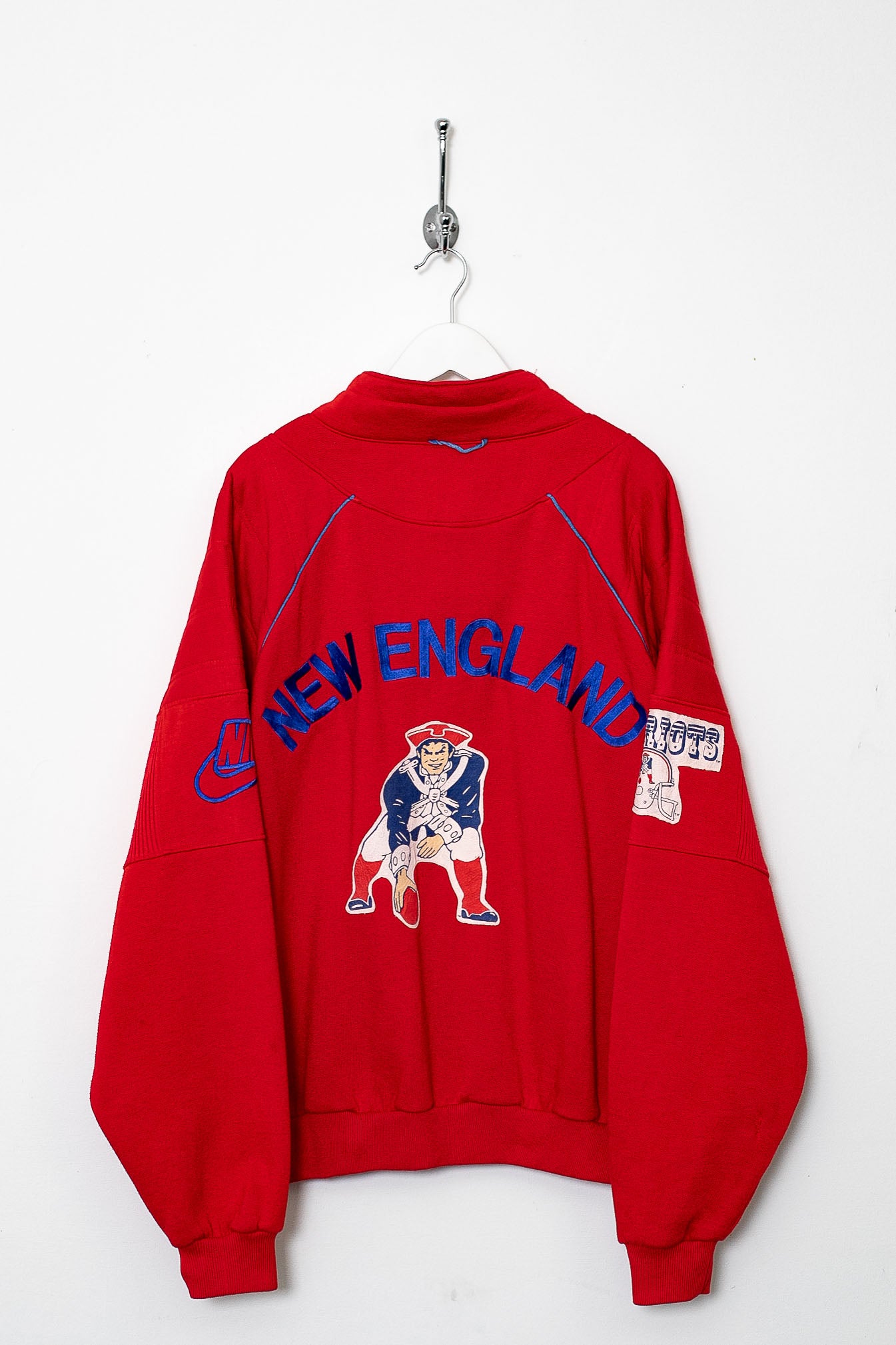 nike patriots quarter zip