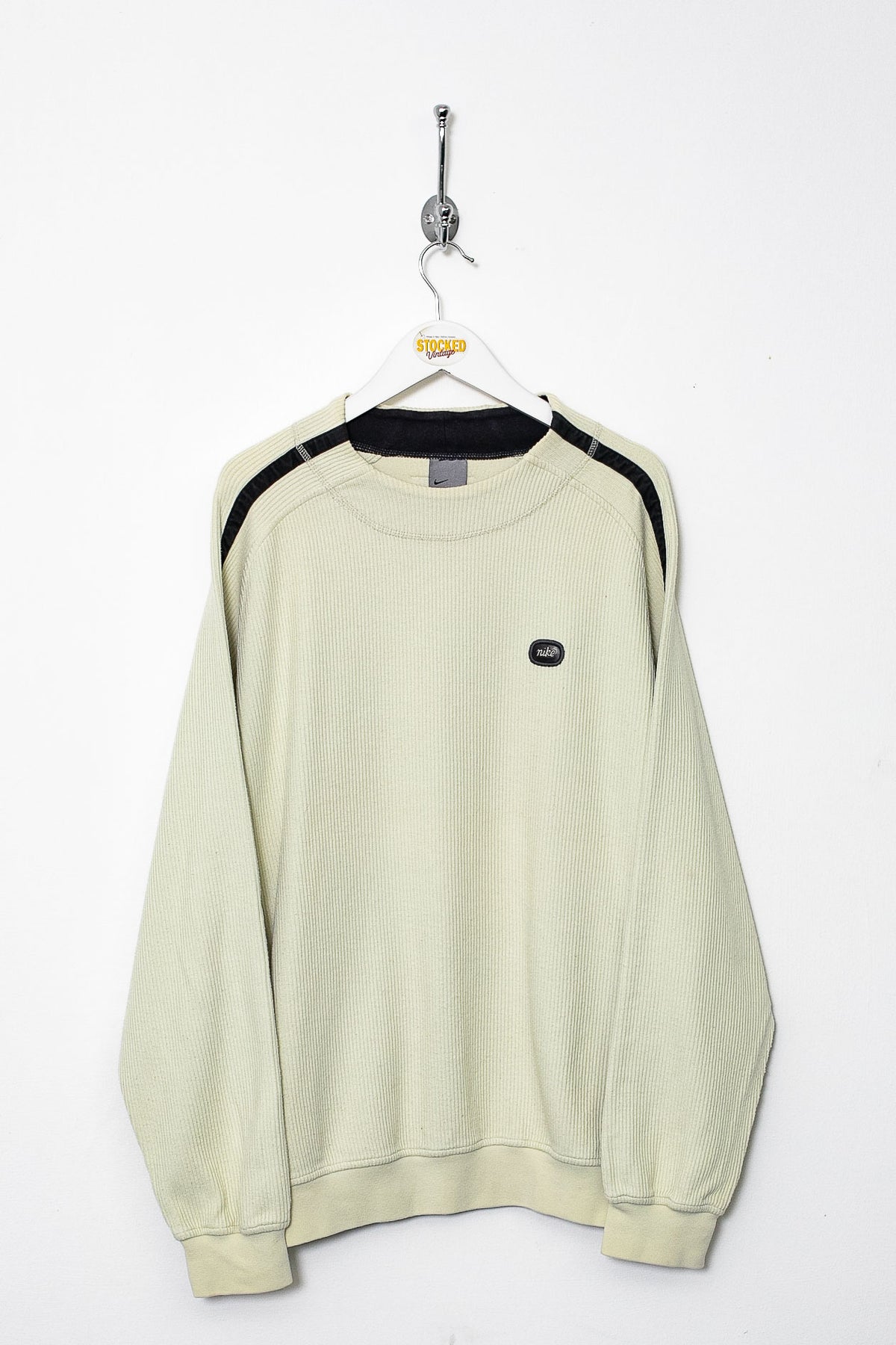 00s Nike Ribbed Sweatshirt (M)