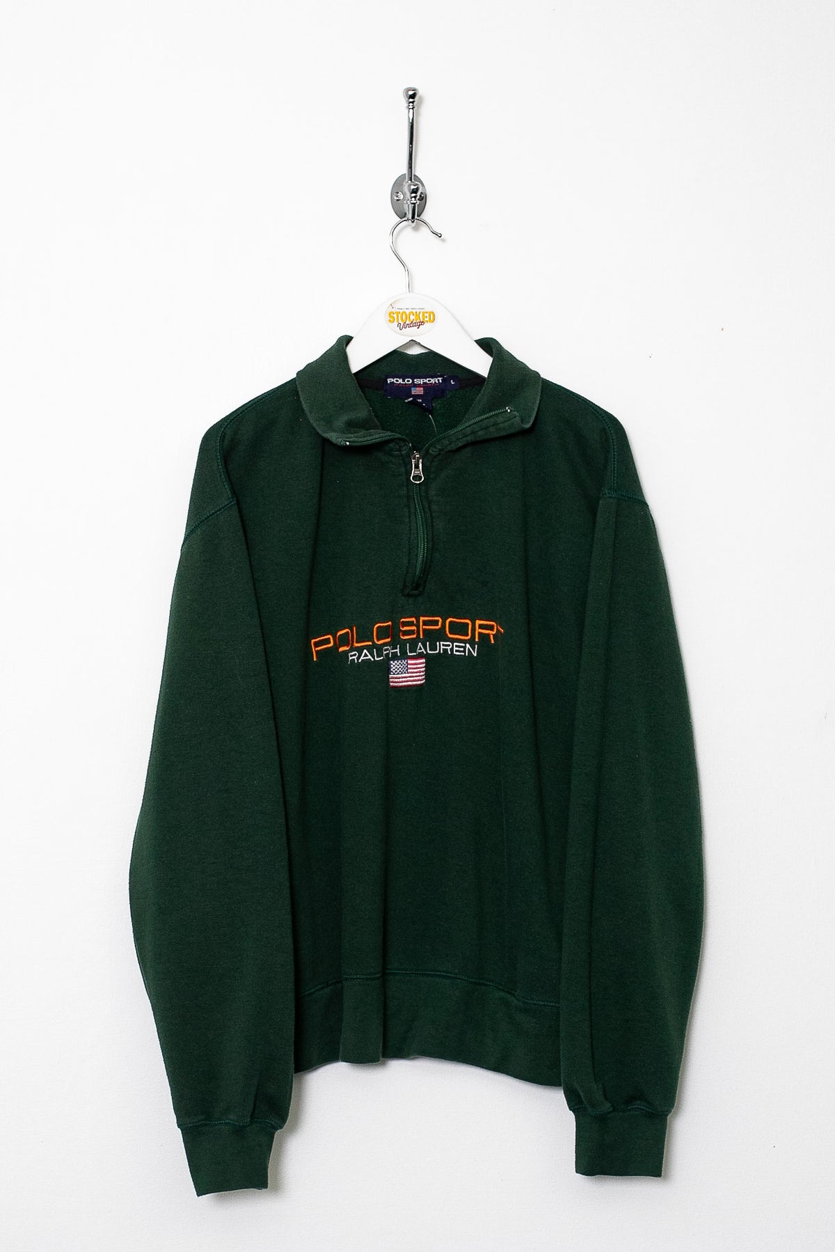 00s Ralph Lauren Polo Sport 1/4 Zip Sweatshirt (M)