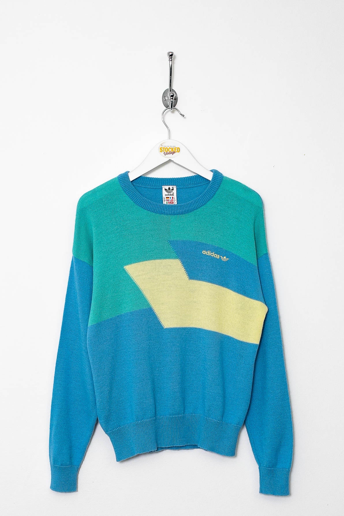 Womens 90s Adidas Knit Jumper (S)