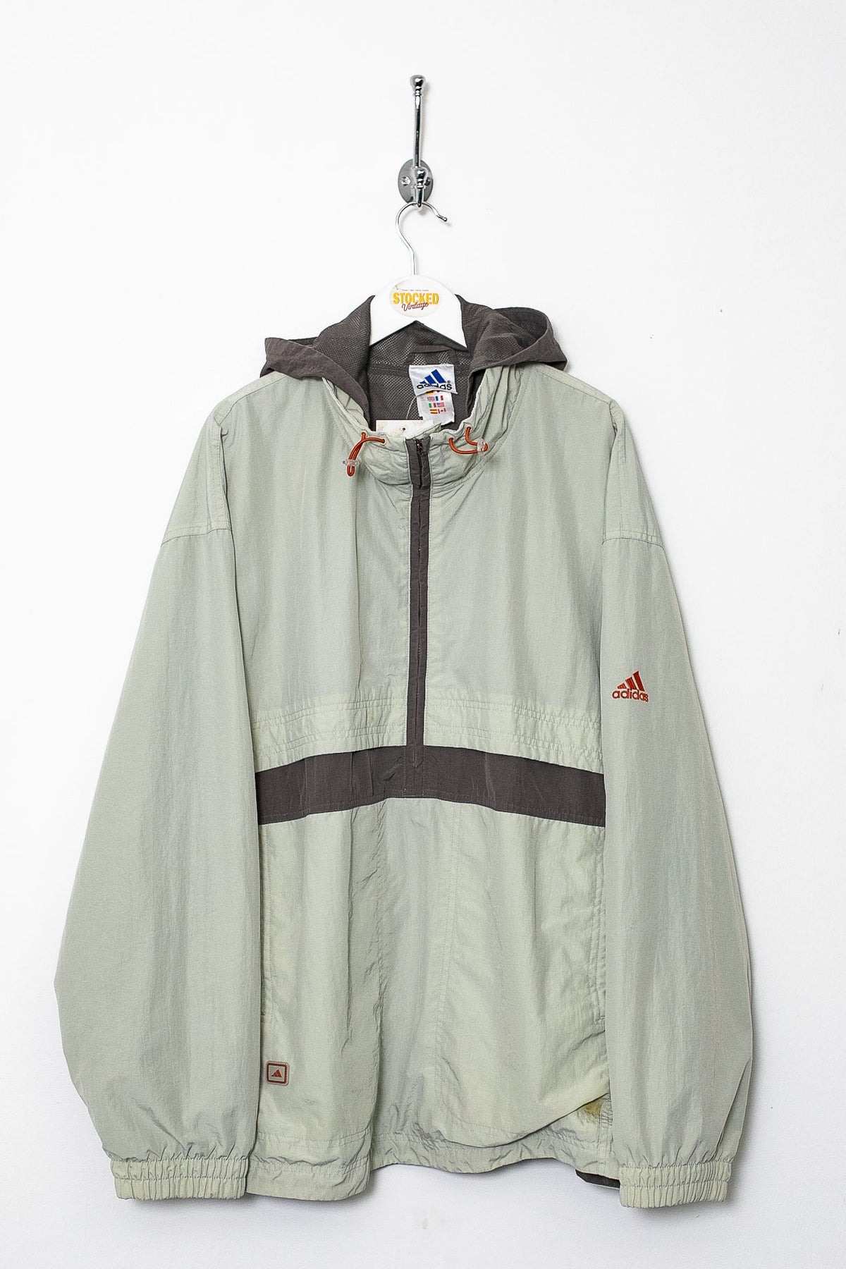 00s Adidas 1/4 Zip Jacket (XL)