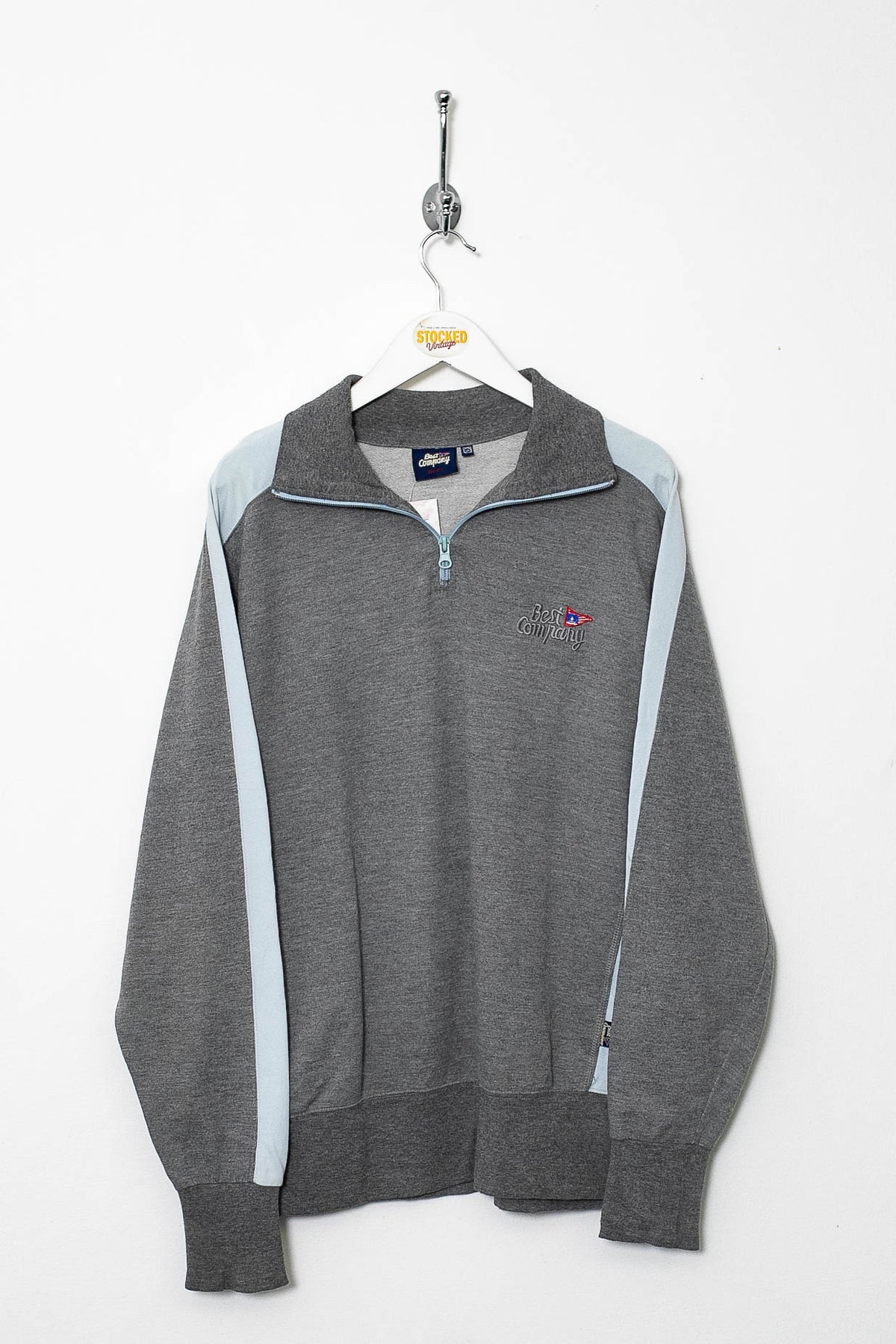 00s Best Company 1/4 Zip Sweatshirt (M)