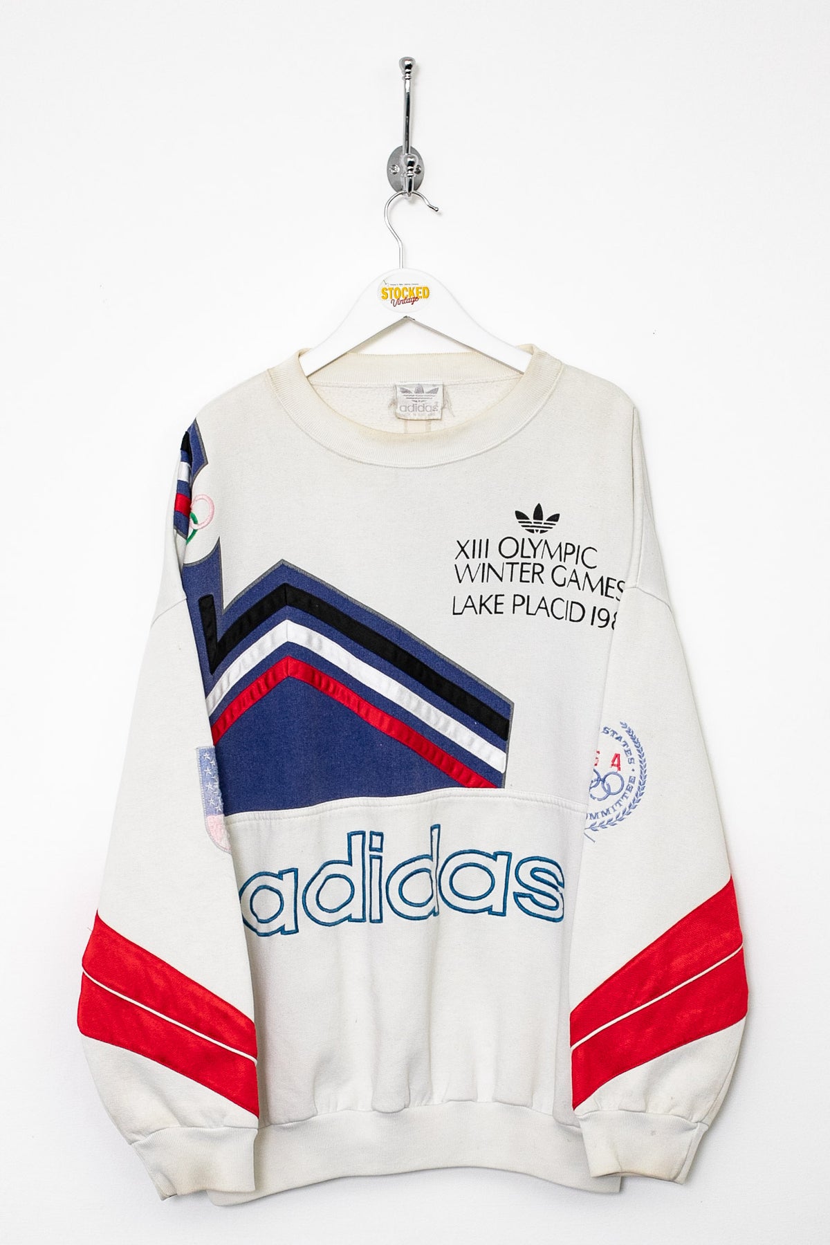 Rare 80s Adidas Olympics Sweatshirt (L)