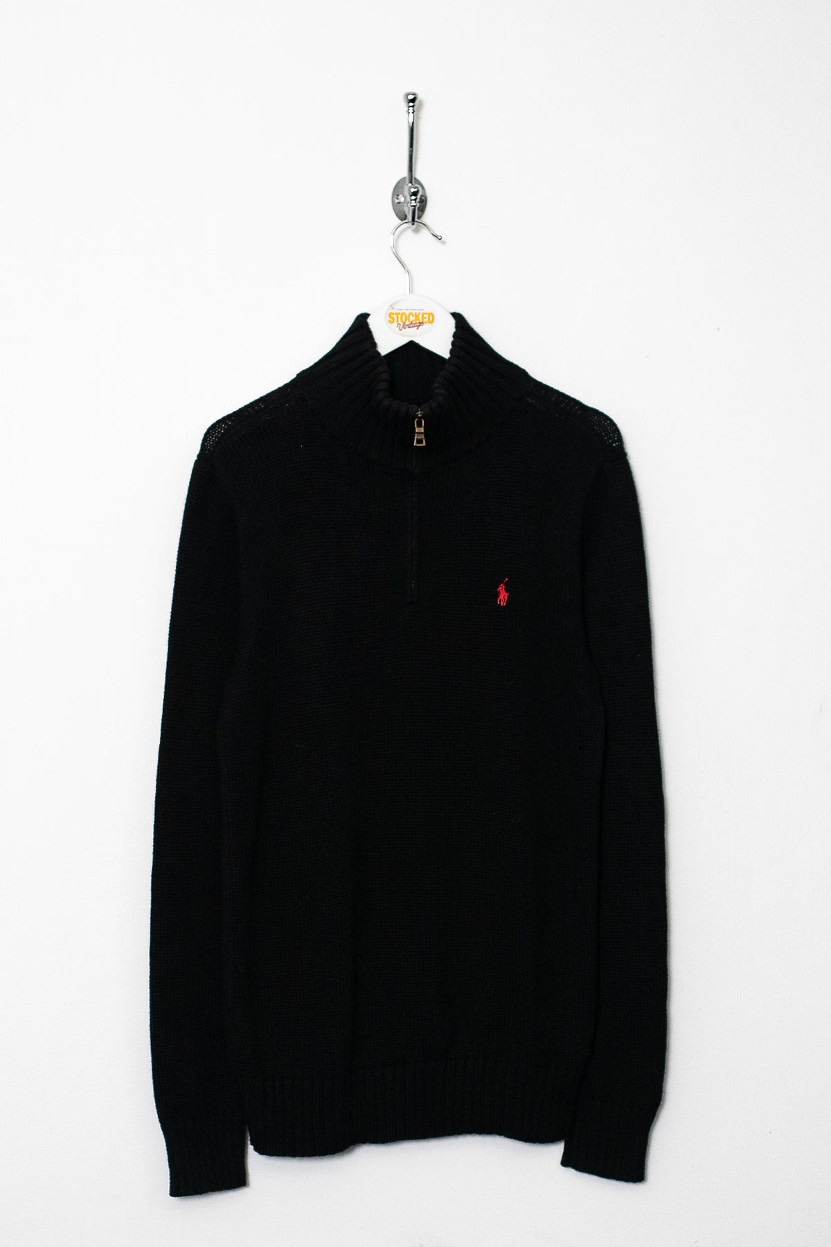 00s Ralph Lauren 1/4 Zip Knit Jumper (S)