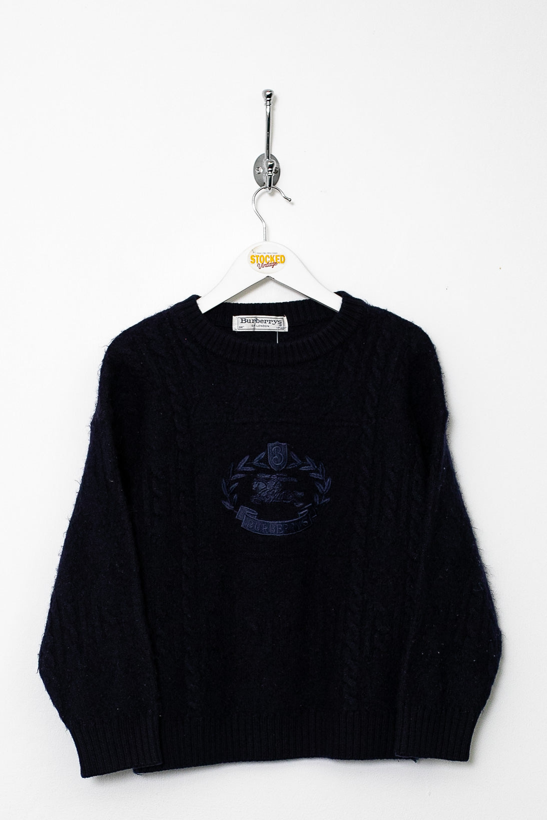 Womens 90s Burberry Knit Jumper (S)