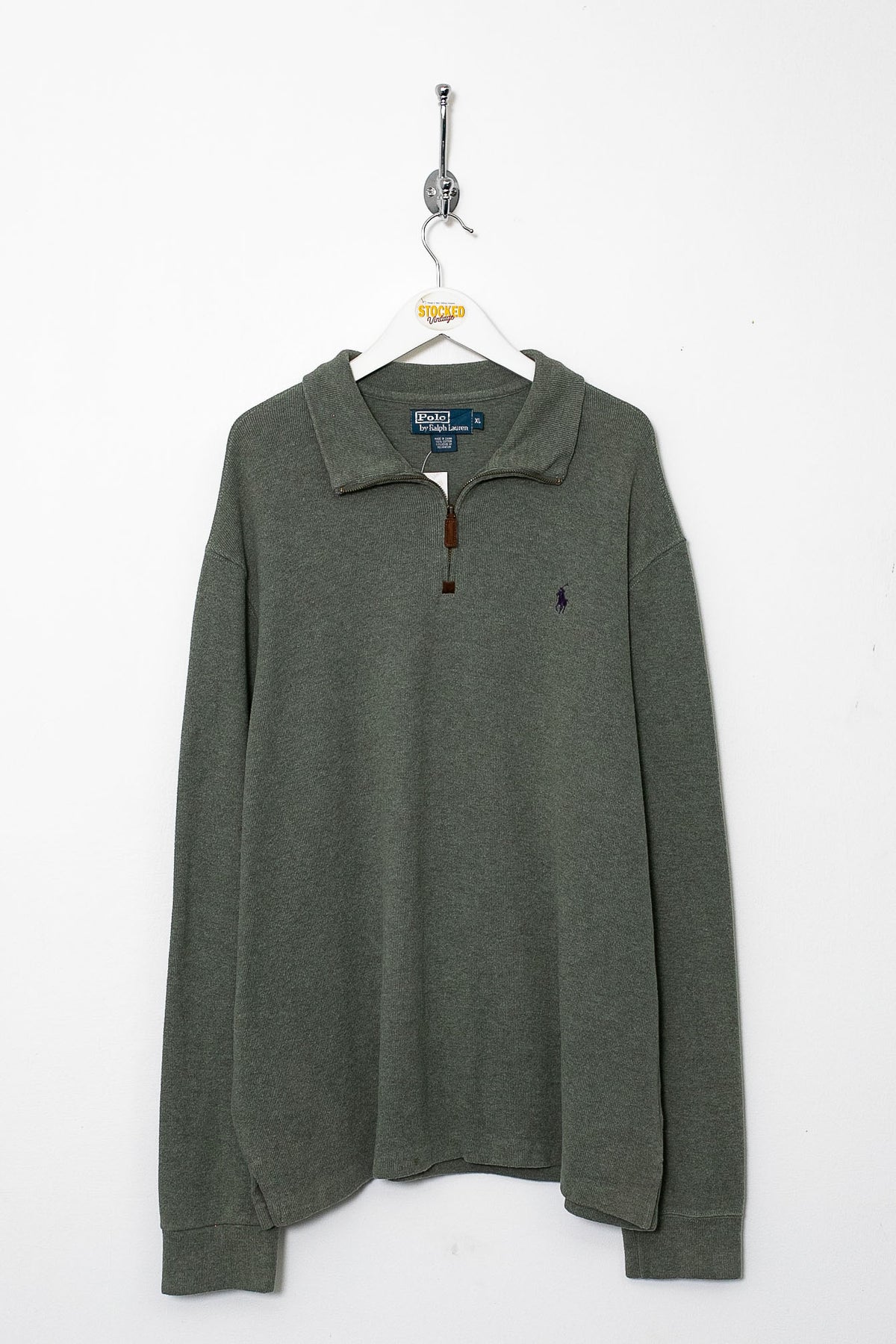 00s Ralph Lauren 1/4 Zip Sweatshirt (XL)