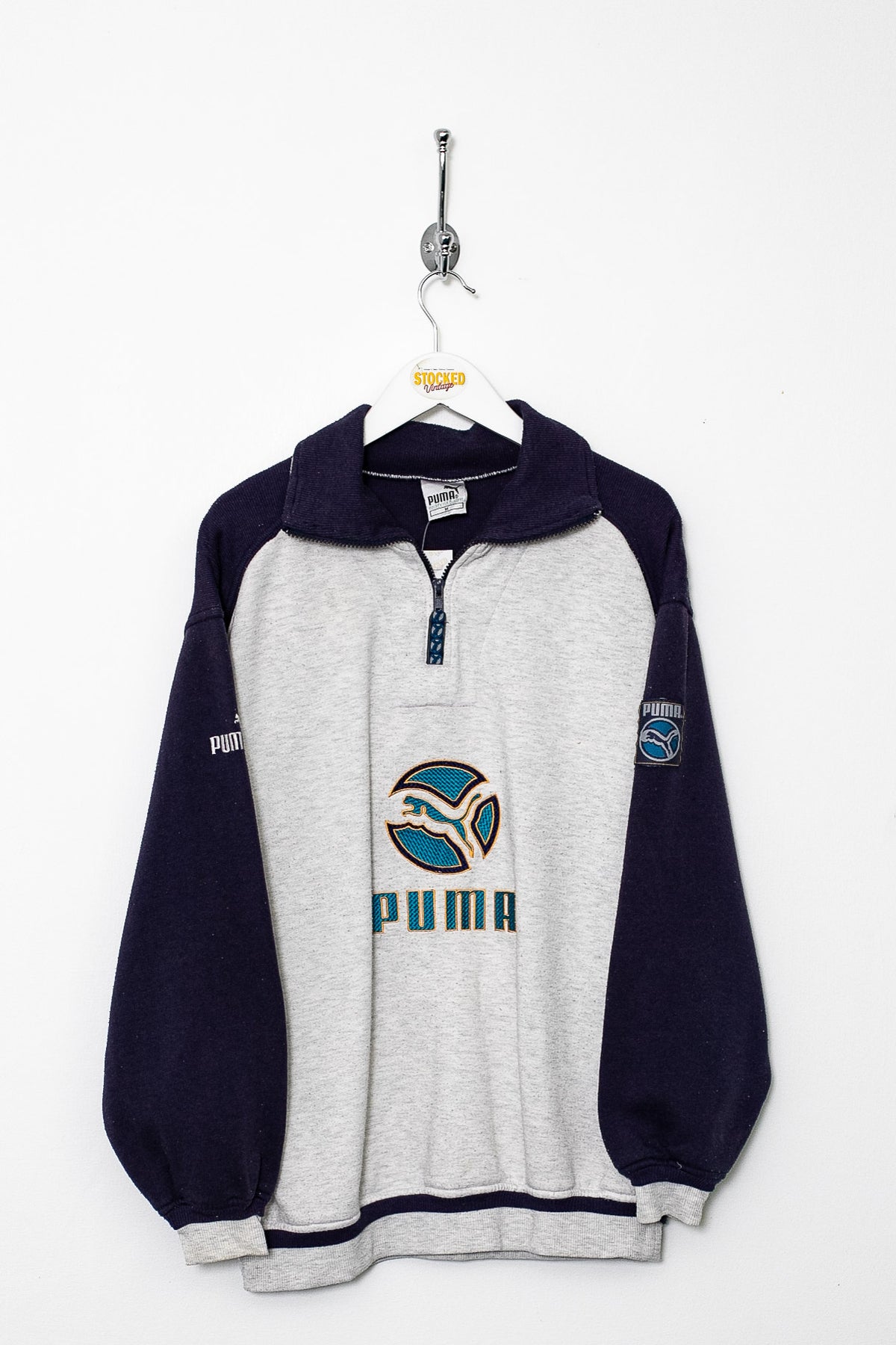 90s Puma 1/4 Zip Sweatshirt (M)