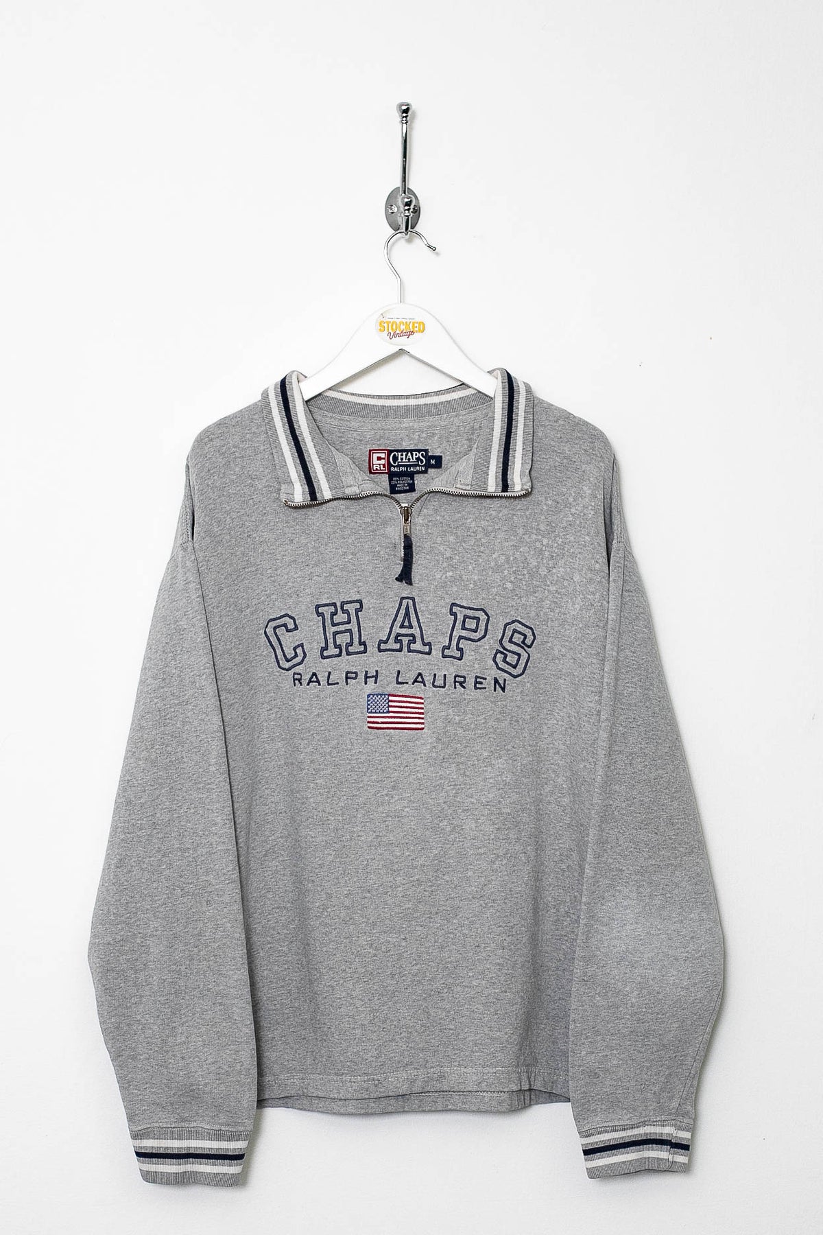 00s Ralph Lauren Chaps 1/4 Zip Sweatshirt (M)