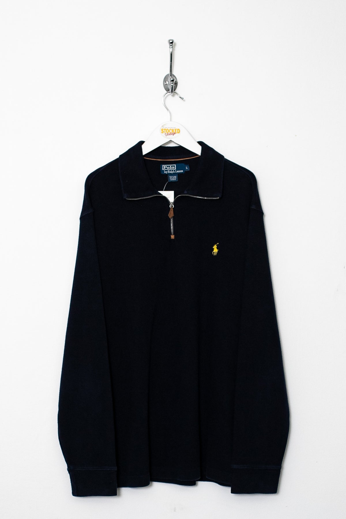 00s Ralph Lauren 1/4 Zip Sweatshirt (L)