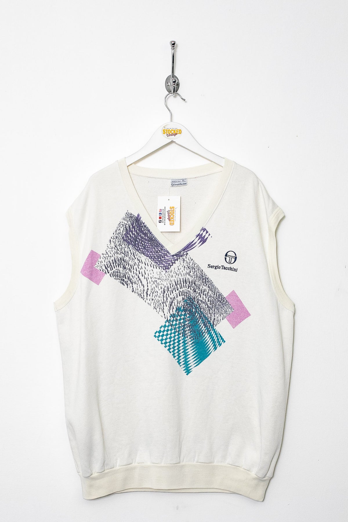 90s Sergio Tacchini Sweater Vest (XL)